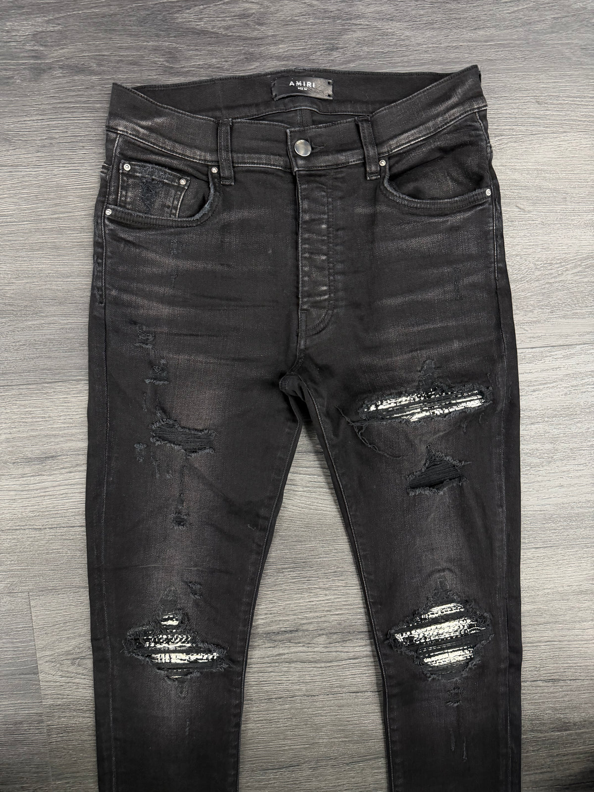 AMIRI boucle patch mx1 jeans black 30 U