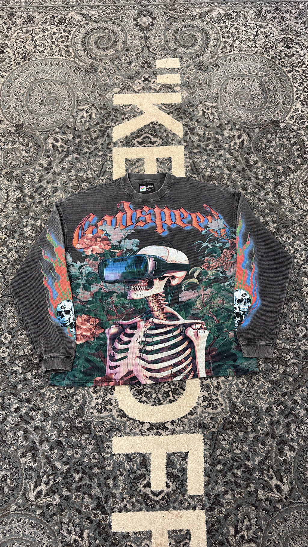Godspeed Vision Flowers Long Sleeve Thermal Size XL