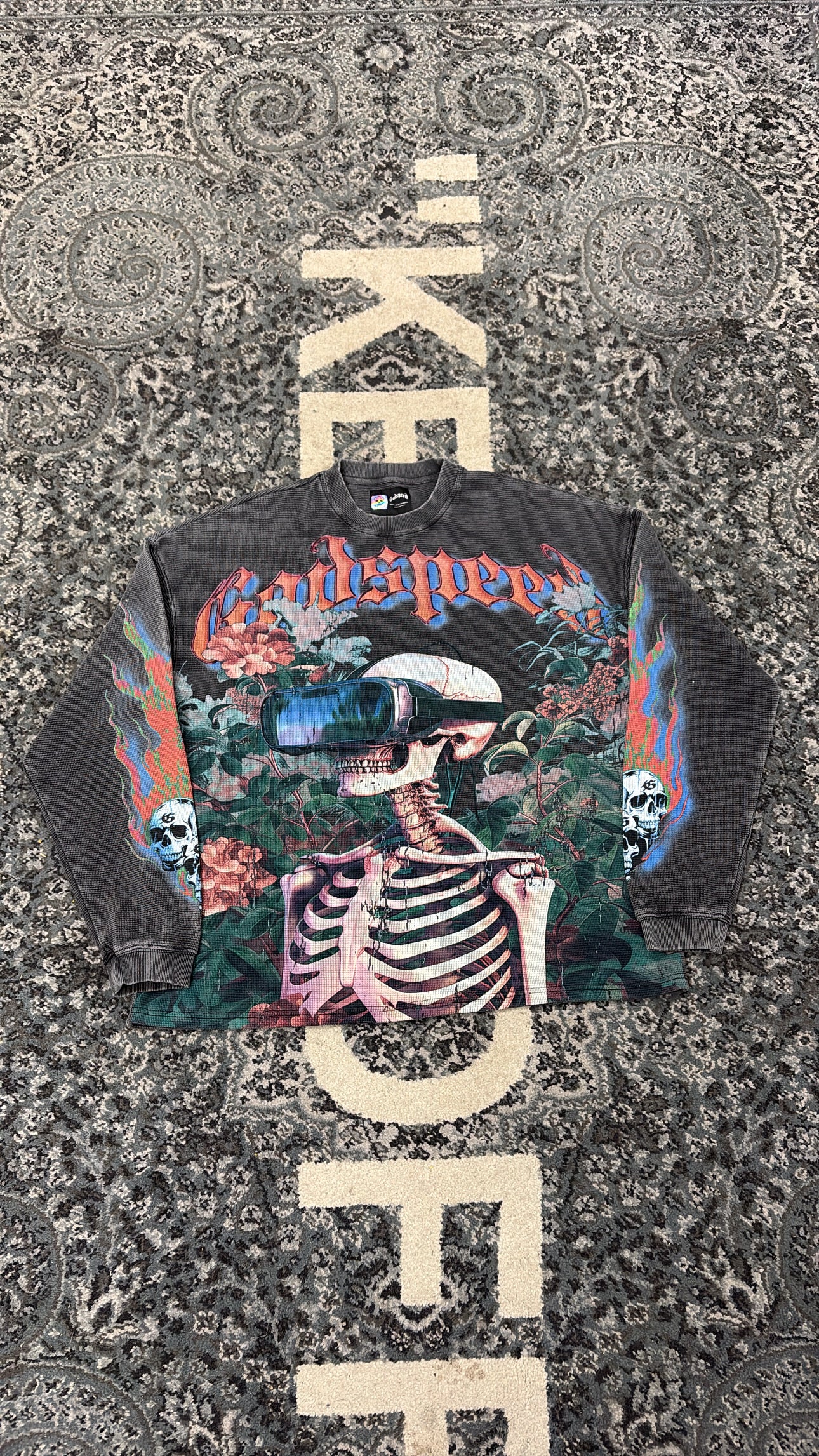 Godspeed Vision Flowers Long Sleeve Thermal Size XL