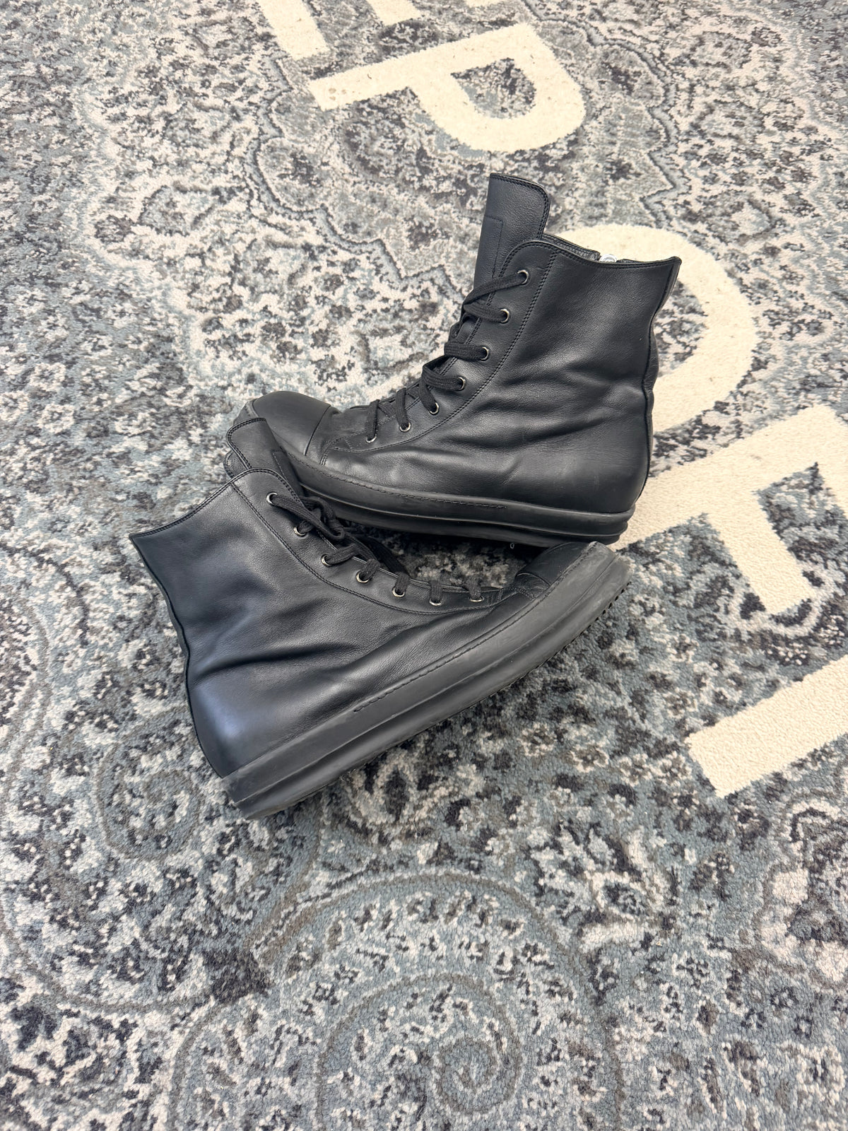 Rick Owen’s Mainline Ramones Black Size 13 US No Box