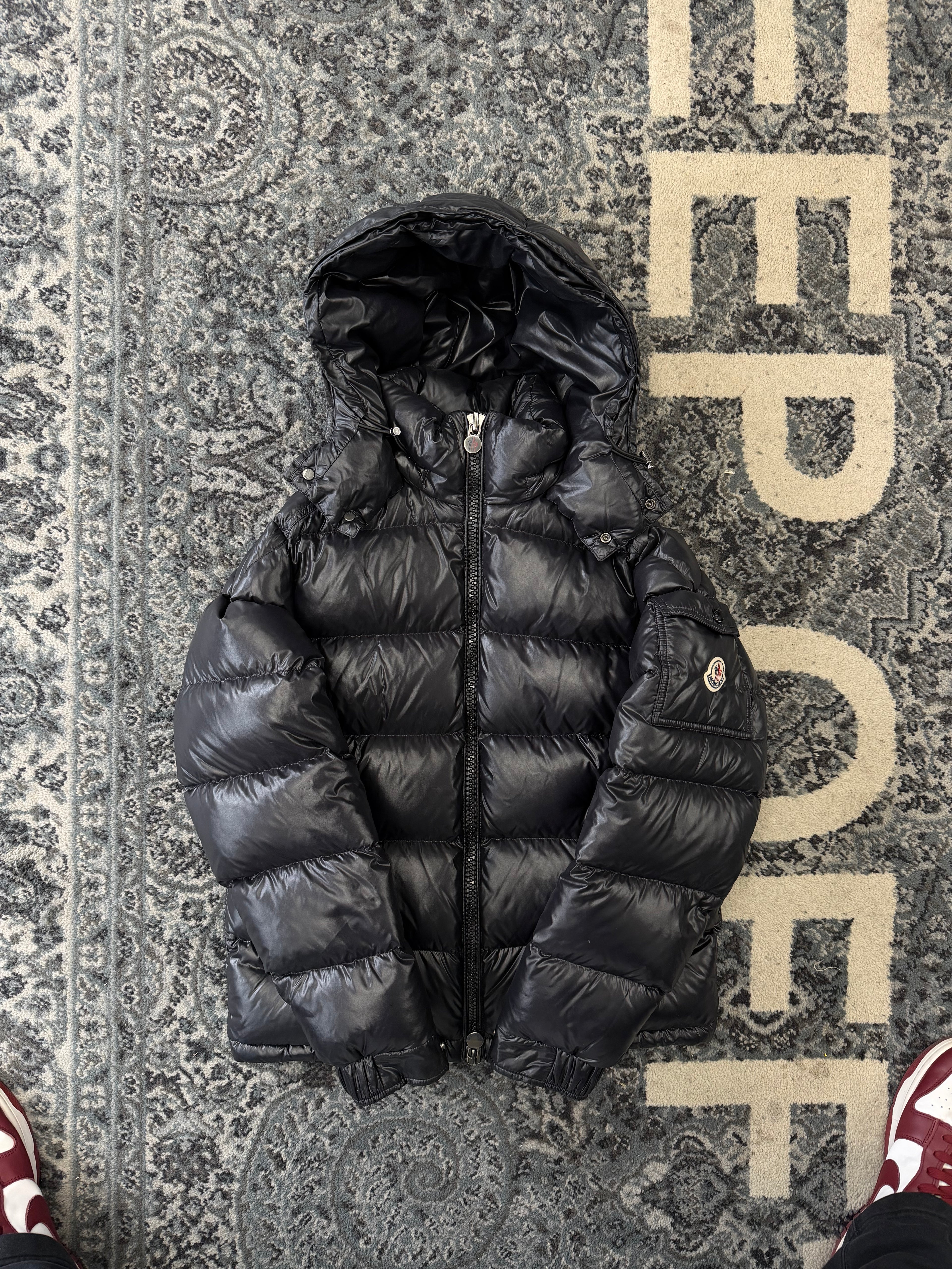 MONCLER maya puffer jacket black 1 (S) U
