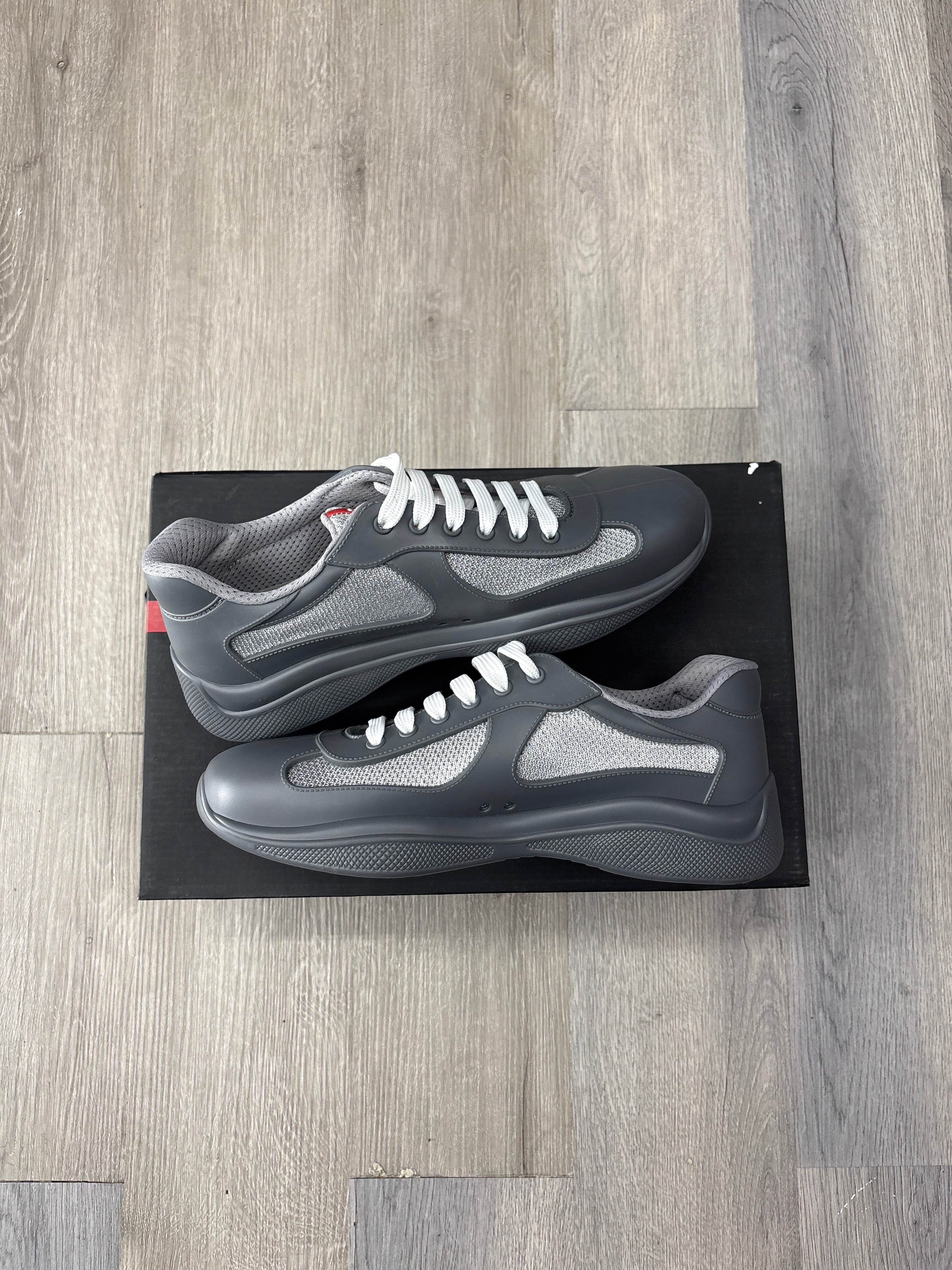 Prada rubber grey cups sz 41 NEW