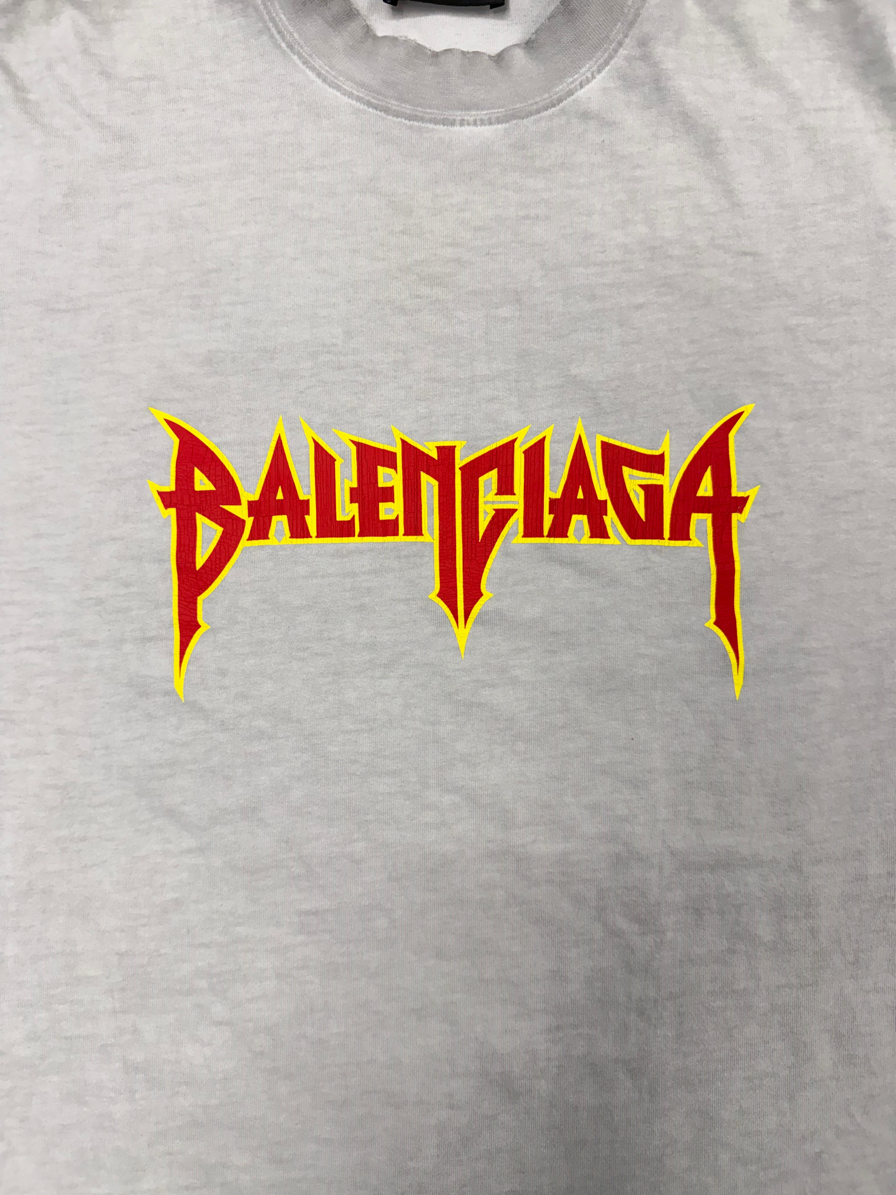 BALENCIAGA metallica logo shirt 1 (XL) U