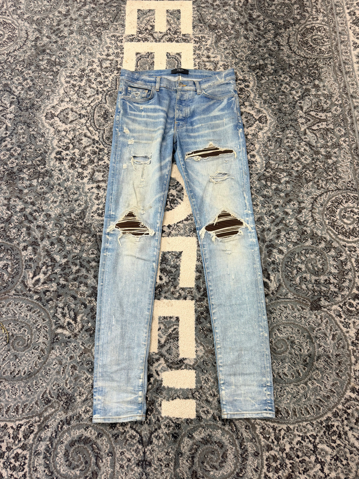 Amiri MX1 Brown path Size 32 U