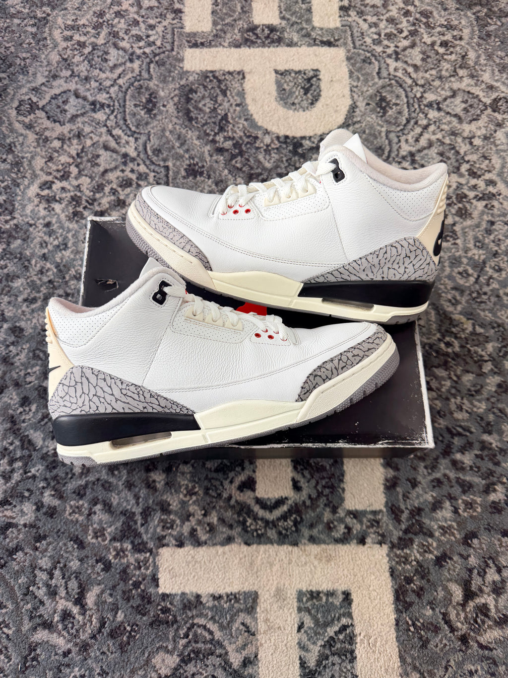 Jordan 3 White Cement Reimagined Size 12 WB U