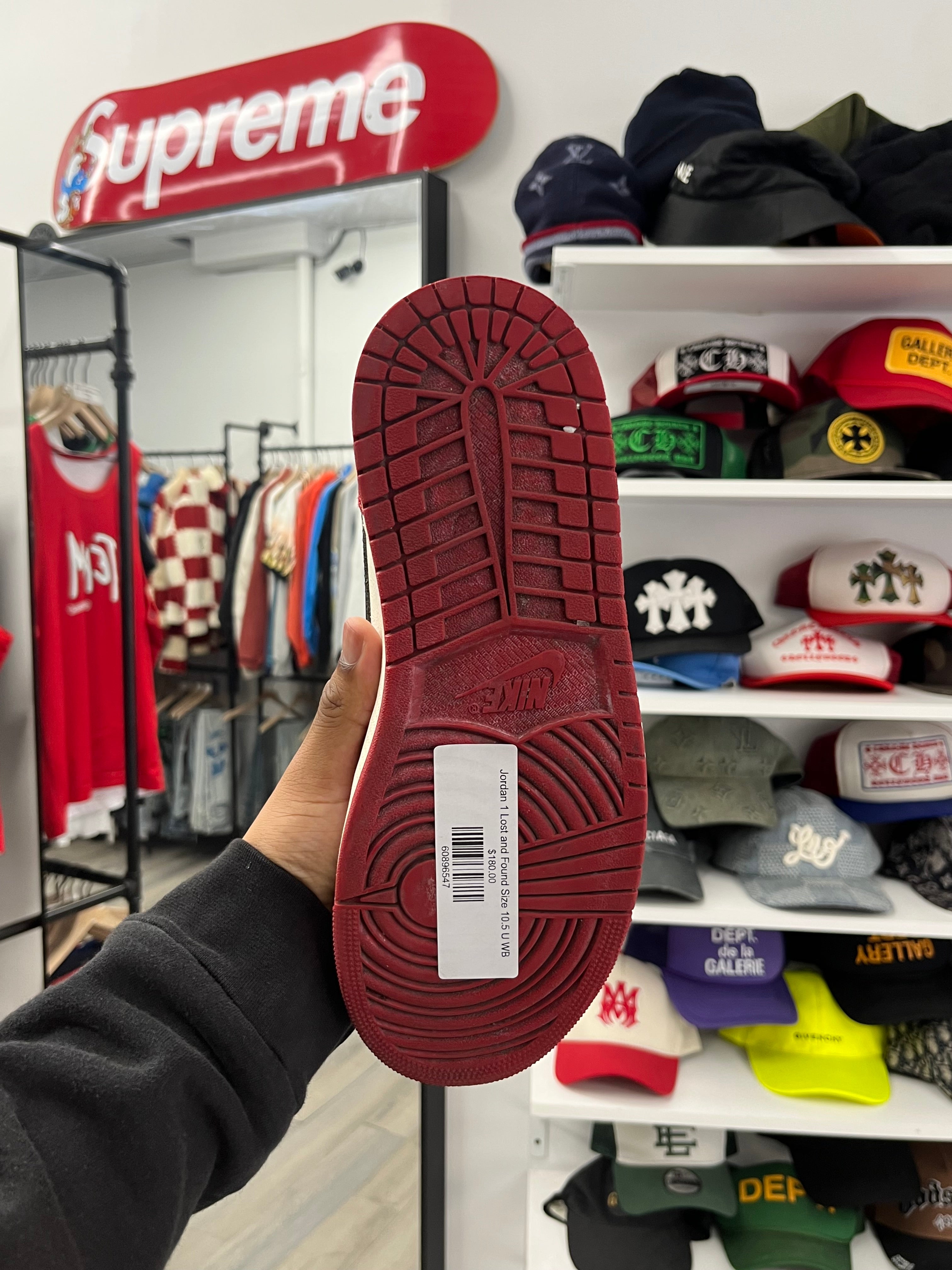 Jordan 1 Lost and Found Size 10.5 U WB