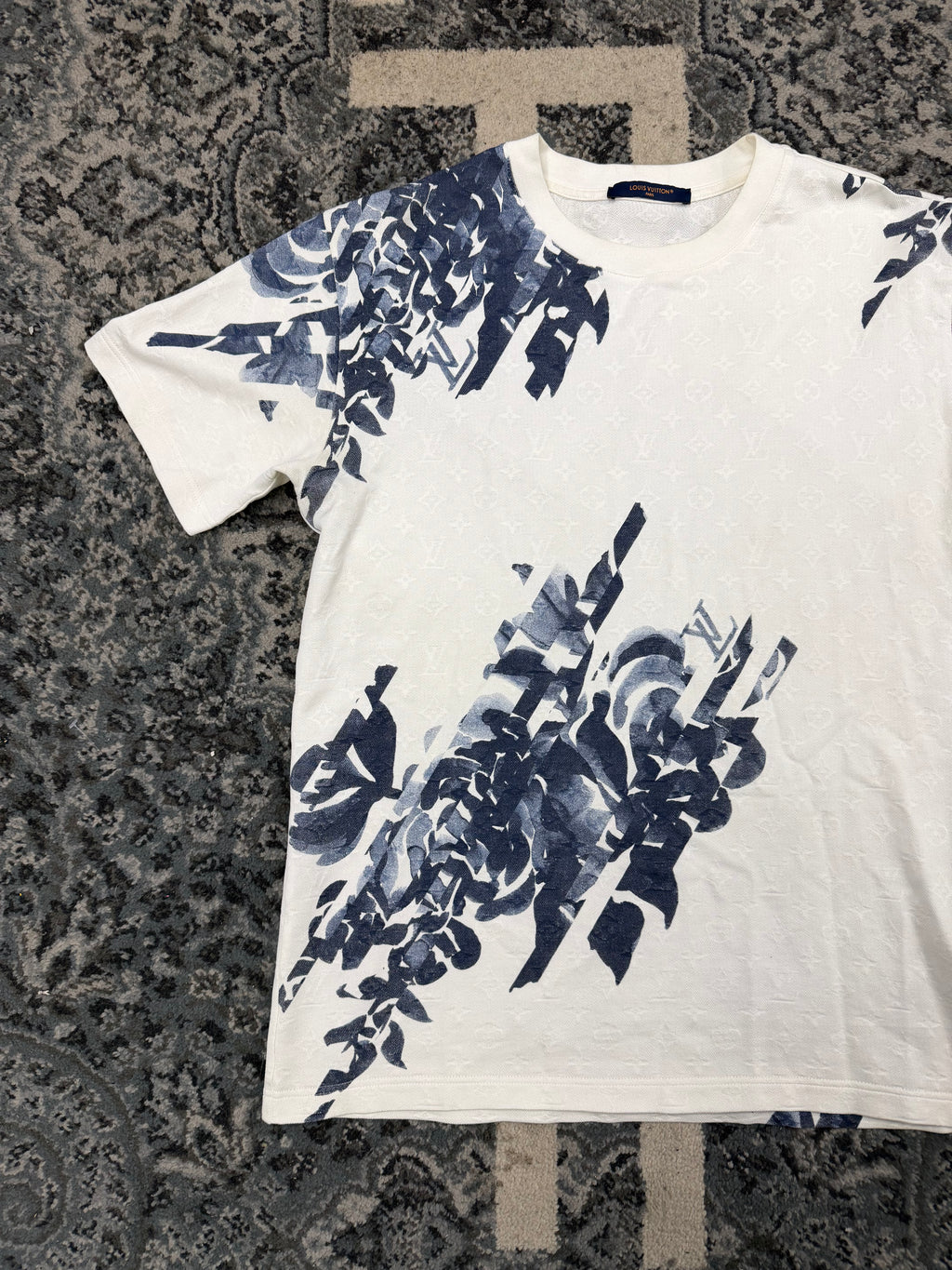 LV monogram tapestry shirt M U