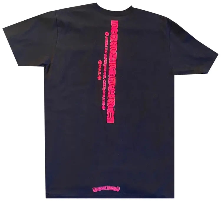 CHROME HEARTS hollywood shirt black/pink L DSWT