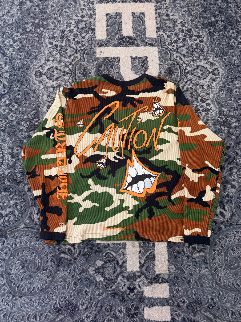 Chrome Hearts Matty Boy Caution Thermal Size L