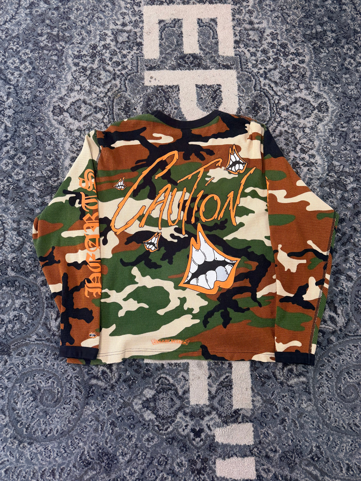 Chrome Hearts Matty Boy Caution Thermal Size L