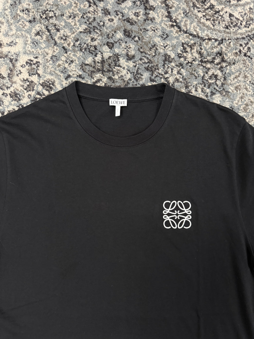 LOEWE logo shirt black/white M U