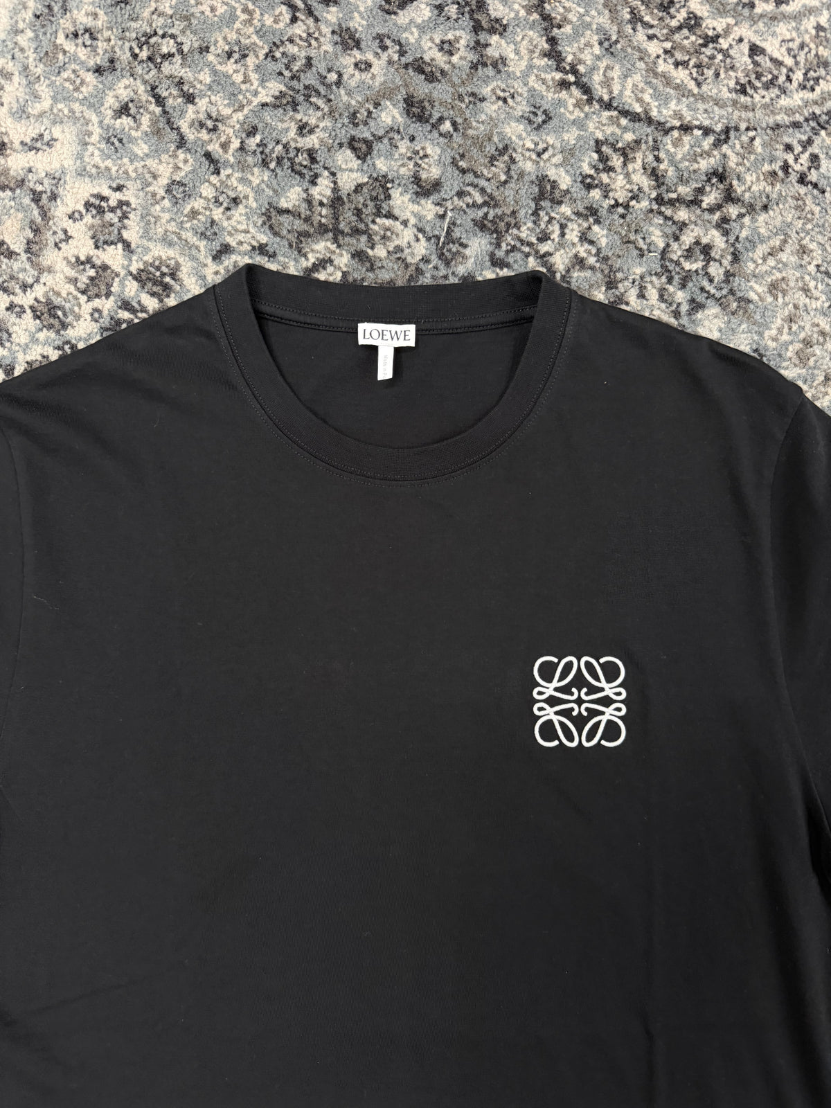 LOEWE logo shirt black/white M U