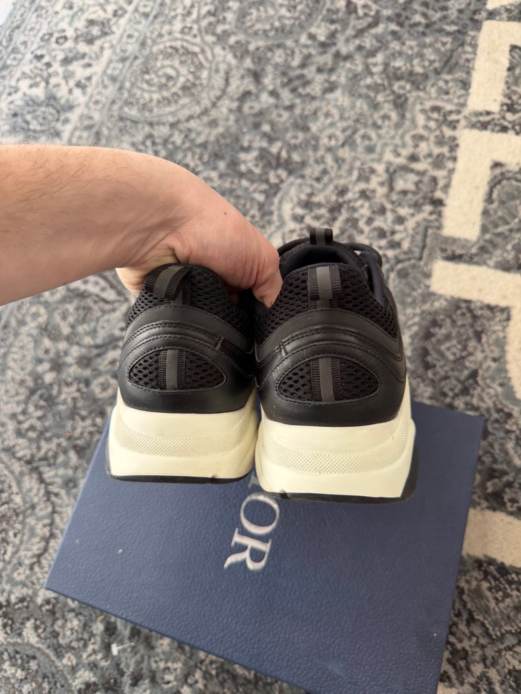 DIOR B22 runners black/white 43 (10M) OG ALL U