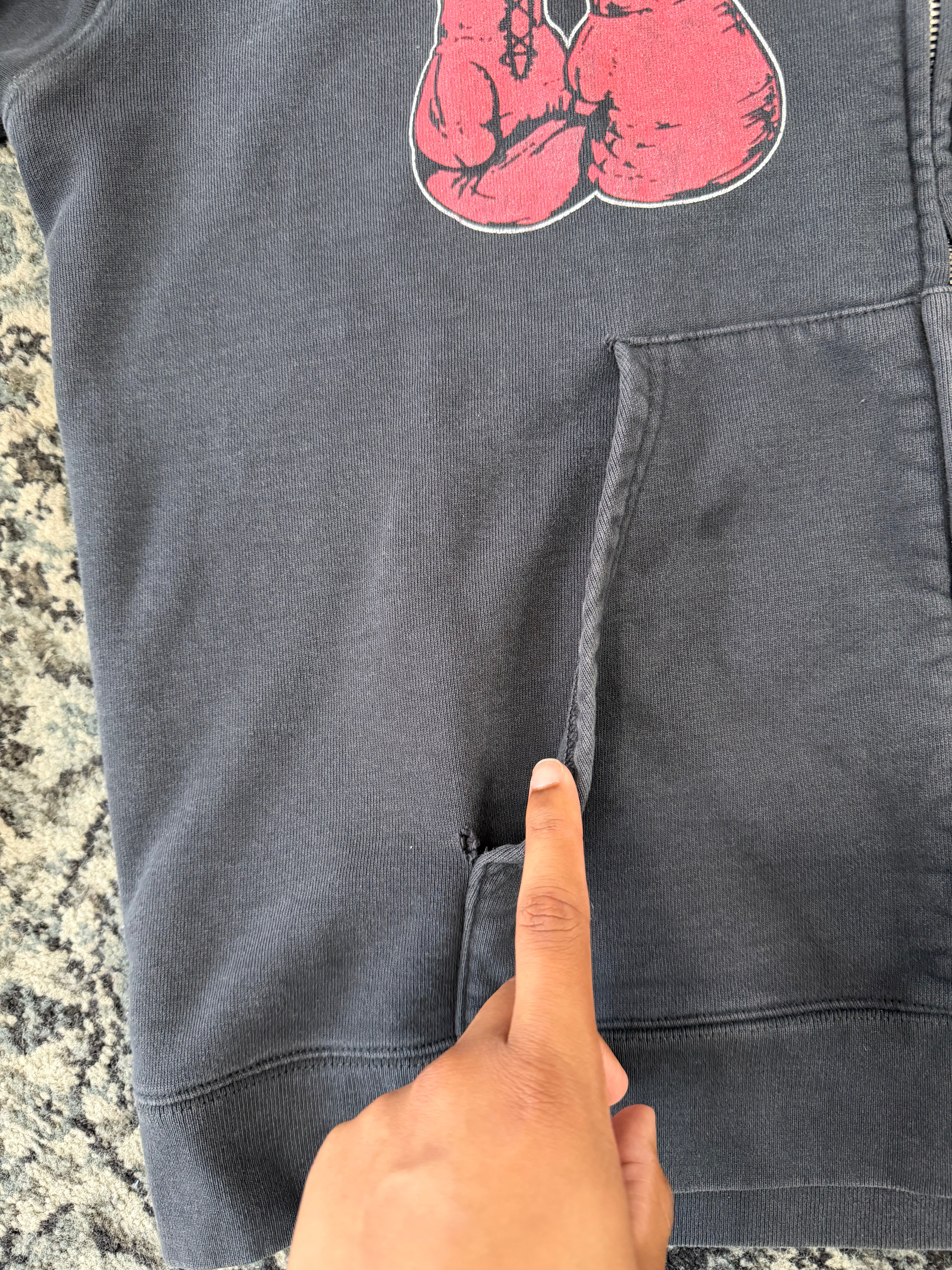 Gallery Dept . Boxing Merch Hoodie Xl U