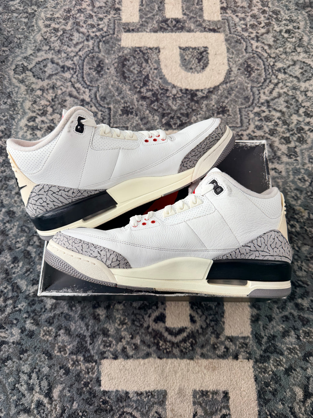 Jordan 3 White Cement Reimagined Size 12 WB U