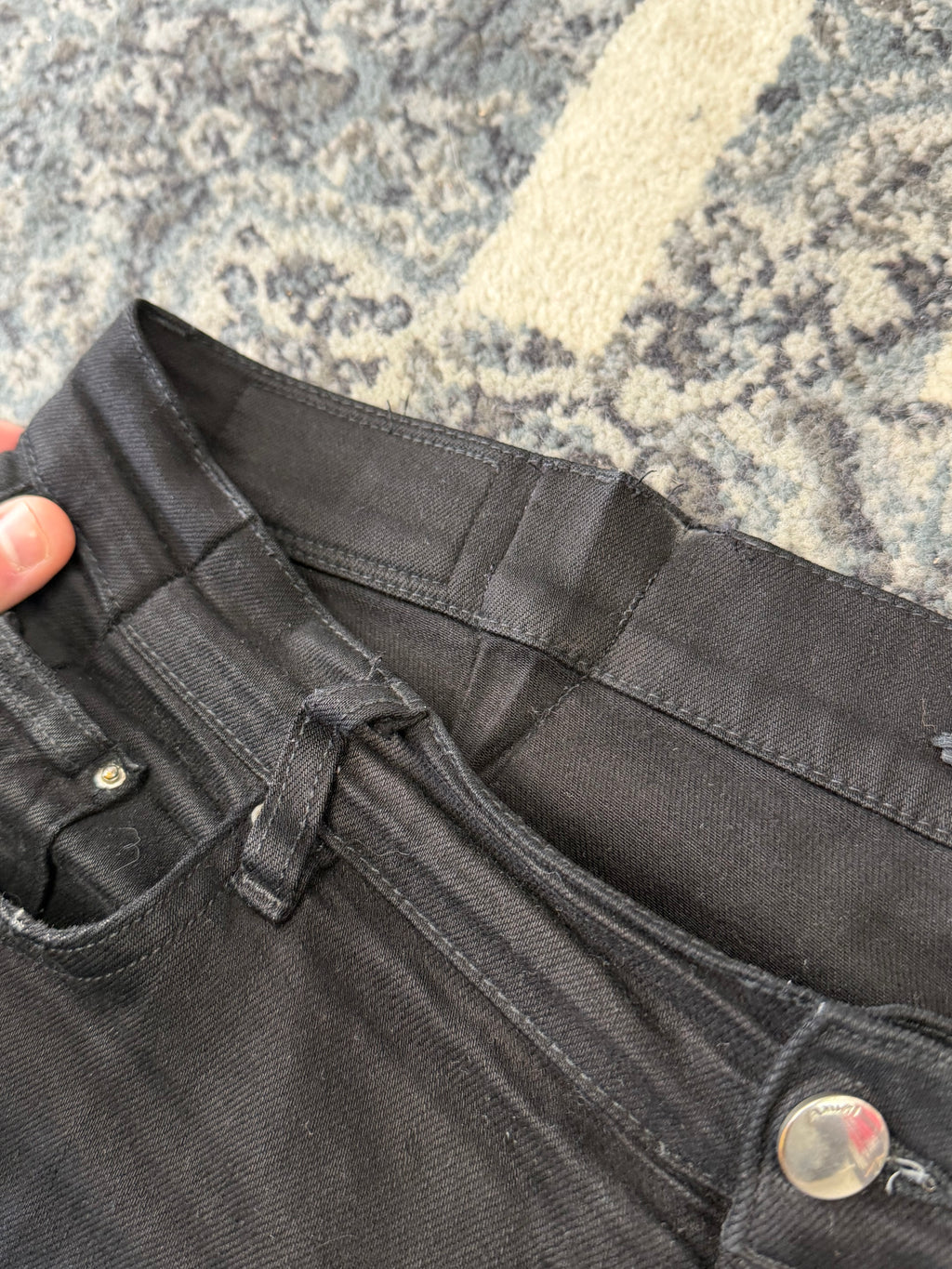 AMIRI black patch mx1 jeans black 38 U