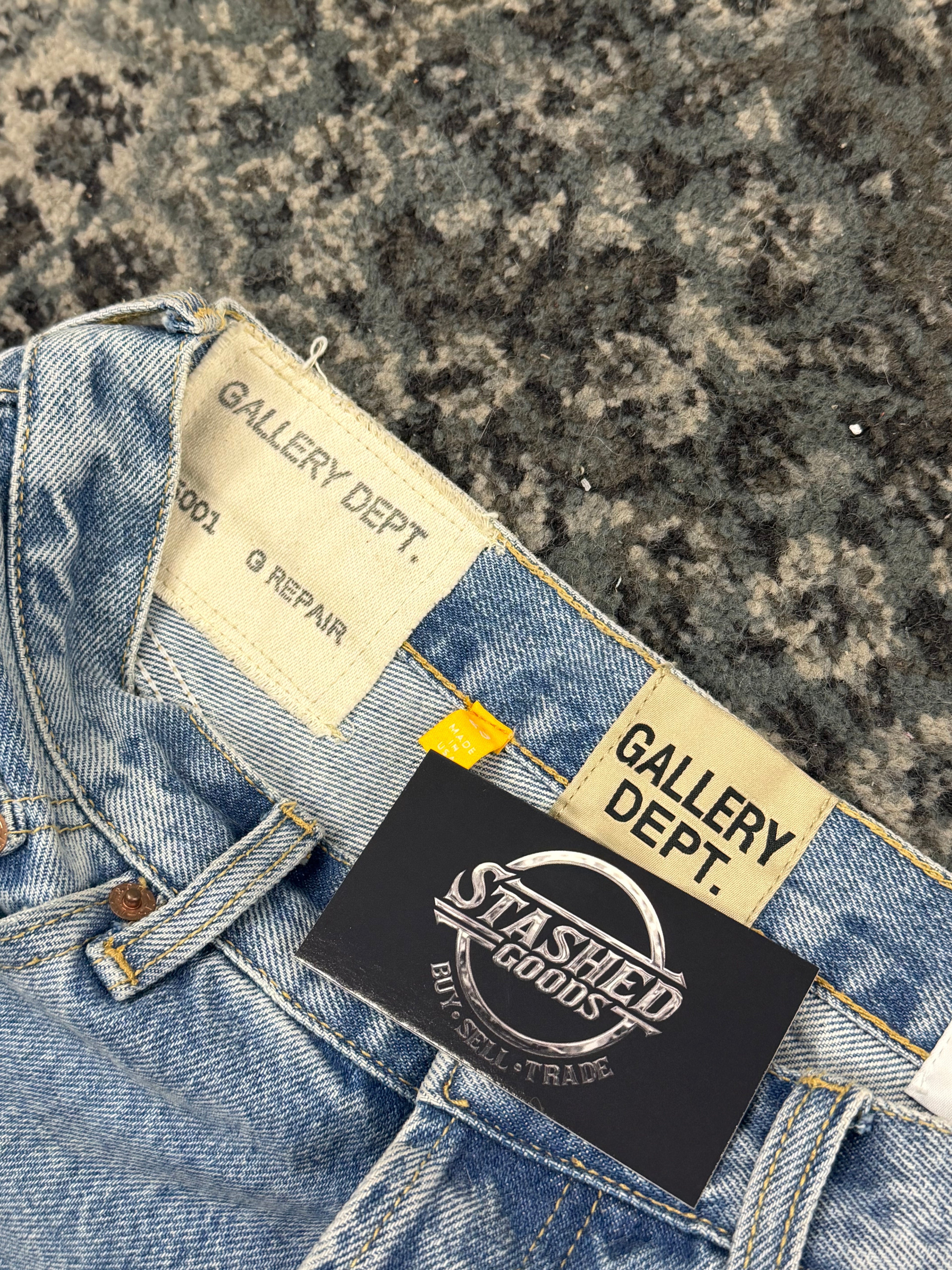 GALLERY DEPT denim G patch jeans indigo 29 U