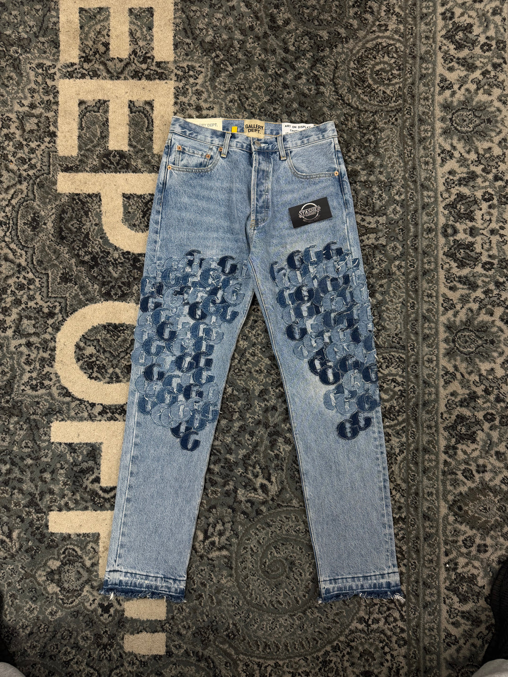 GALLERY DEPT denim G patch jeans indigo 29 U