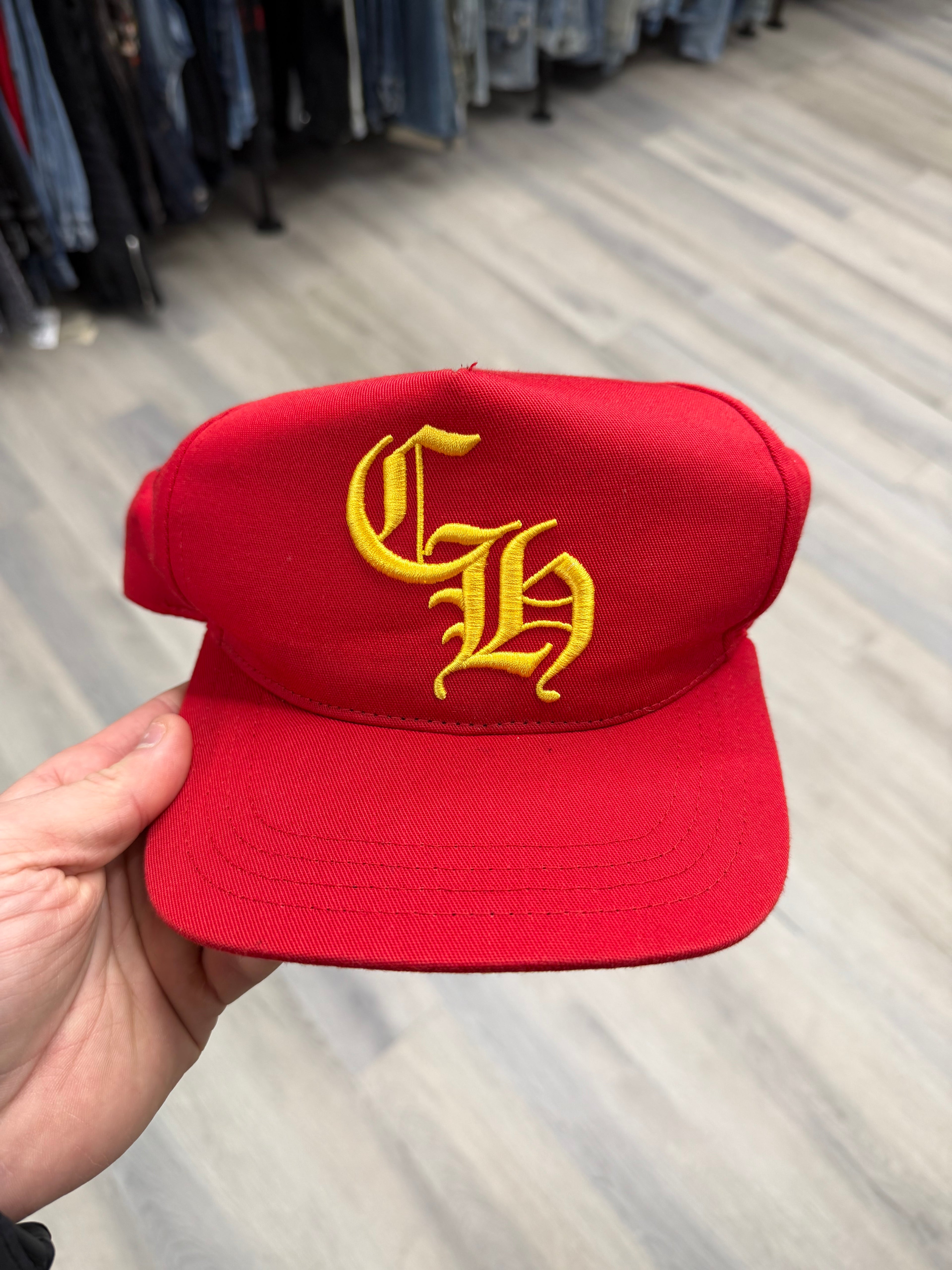 CHROME HEARTS ch trucker hat red/yellow OS U