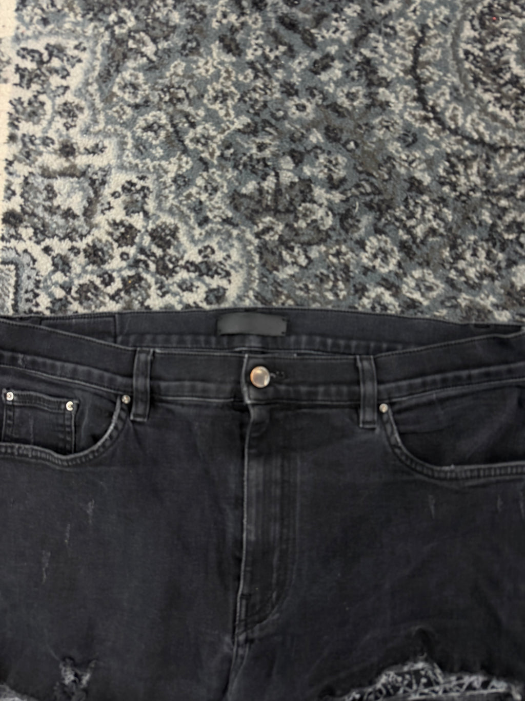 AMIRI checkerboard vintage patch jeans black 38 U
