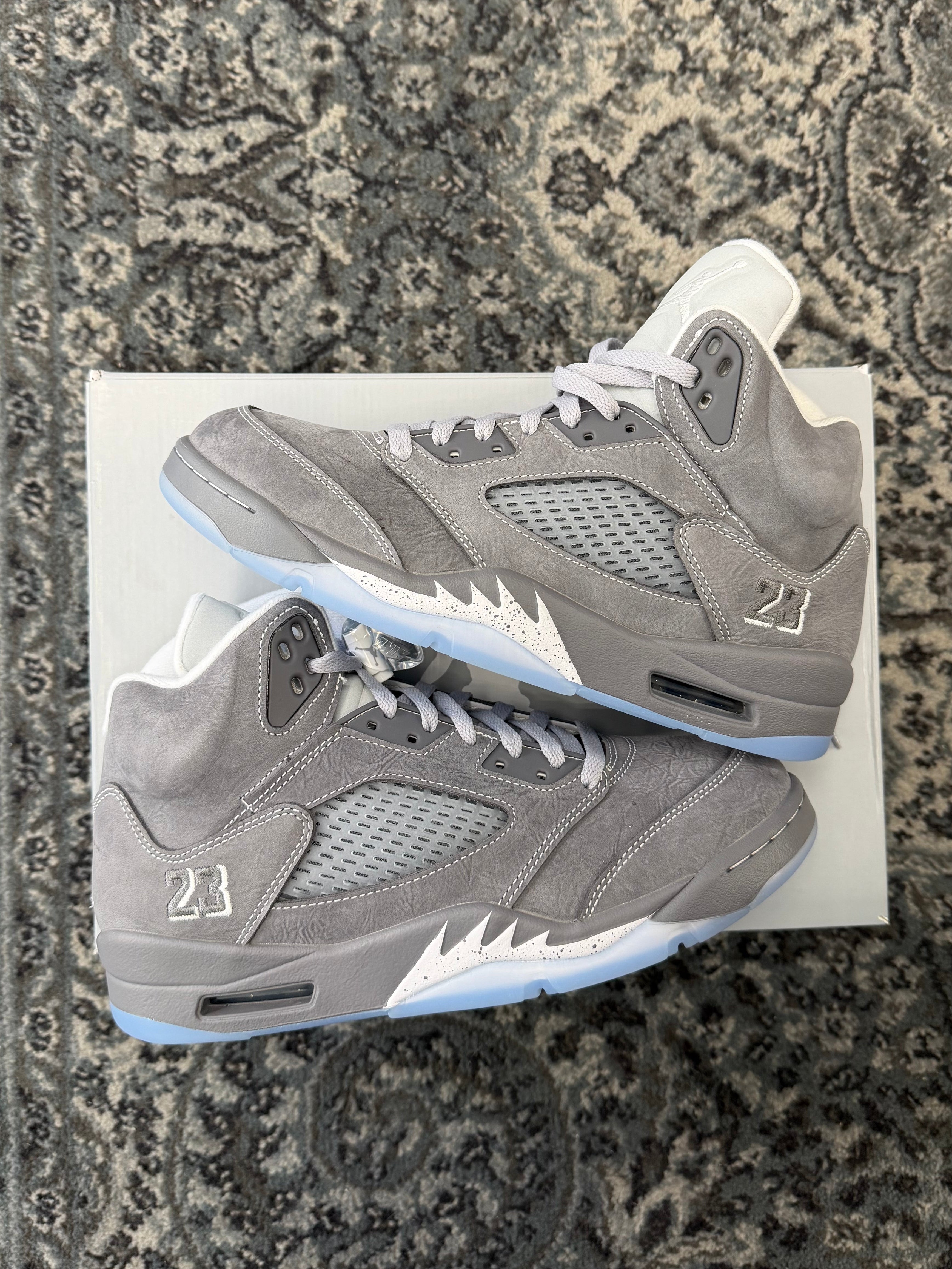 JORDAN 5 "wolf grey" 9M OG ALL DS
