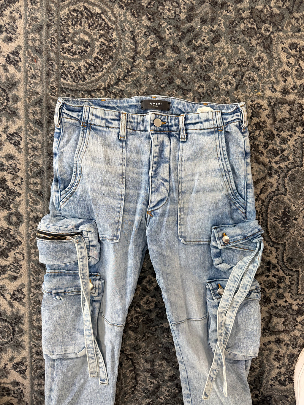 AMIRI technical cargo jeans indigo 32 U