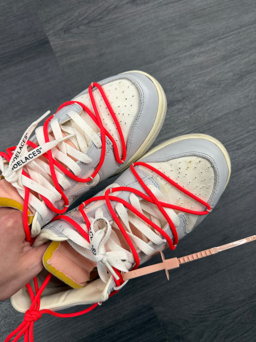 NIKE off white dunk "lot 6" 10M OG ALL U