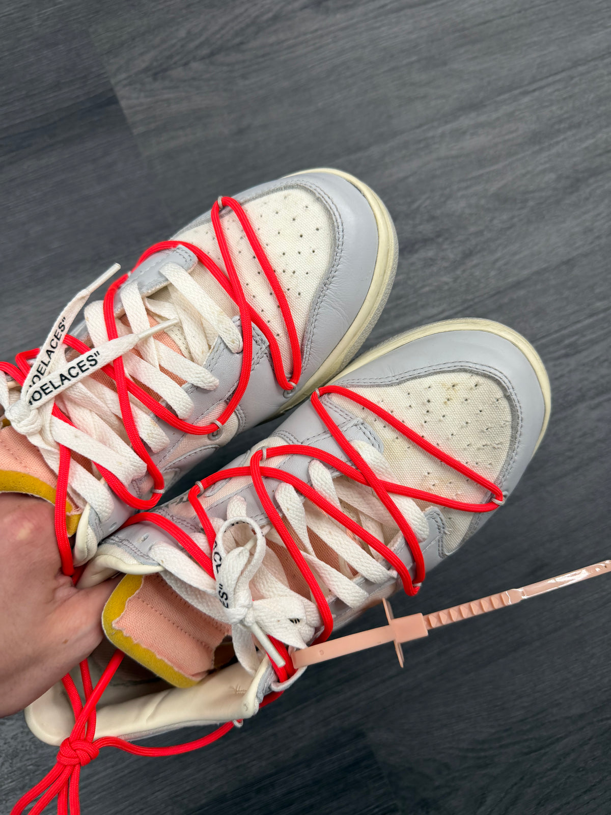 NIKE off white dunk "lot 6" 10M OG ALL U