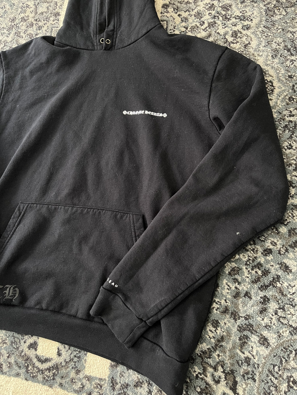 CHROME HEARTS fontaineblue 1 of 1 dice hoodie L U