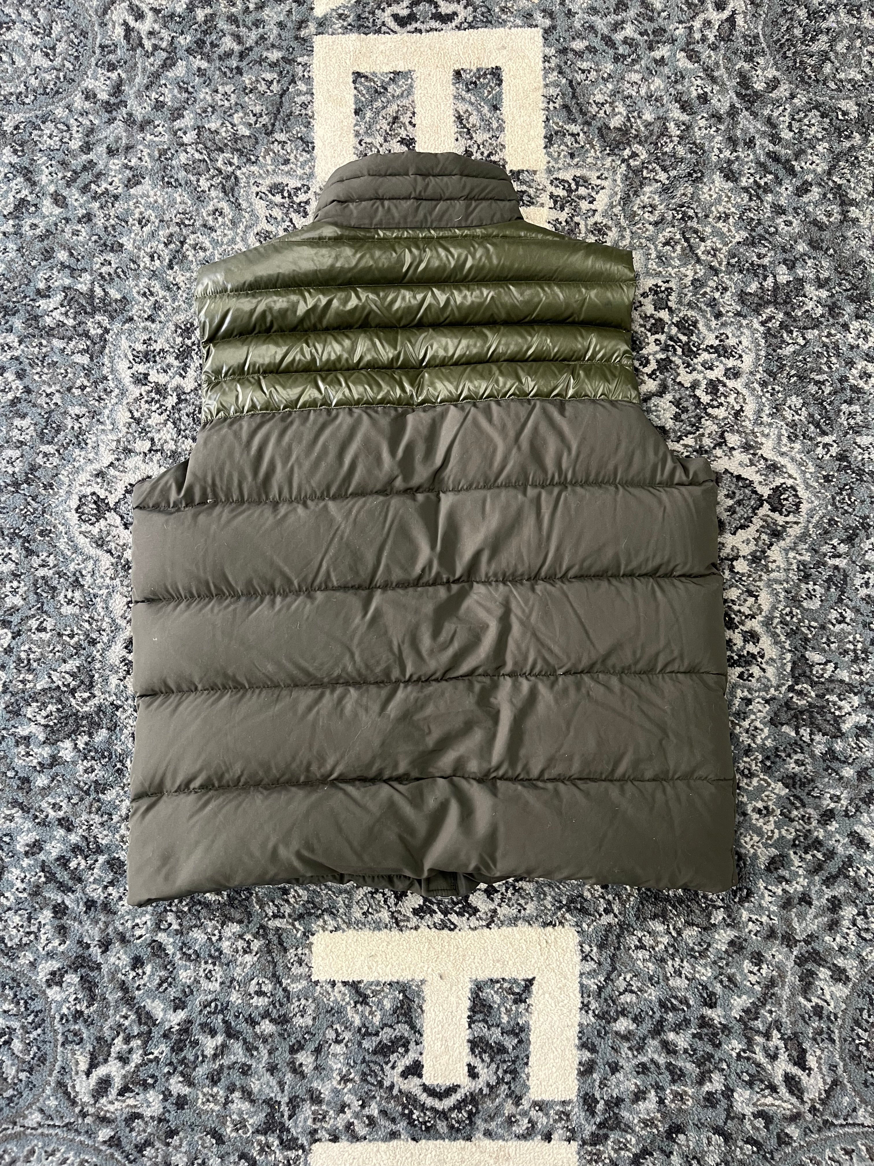 MOCNLER denib vest green 6 (XXL) U