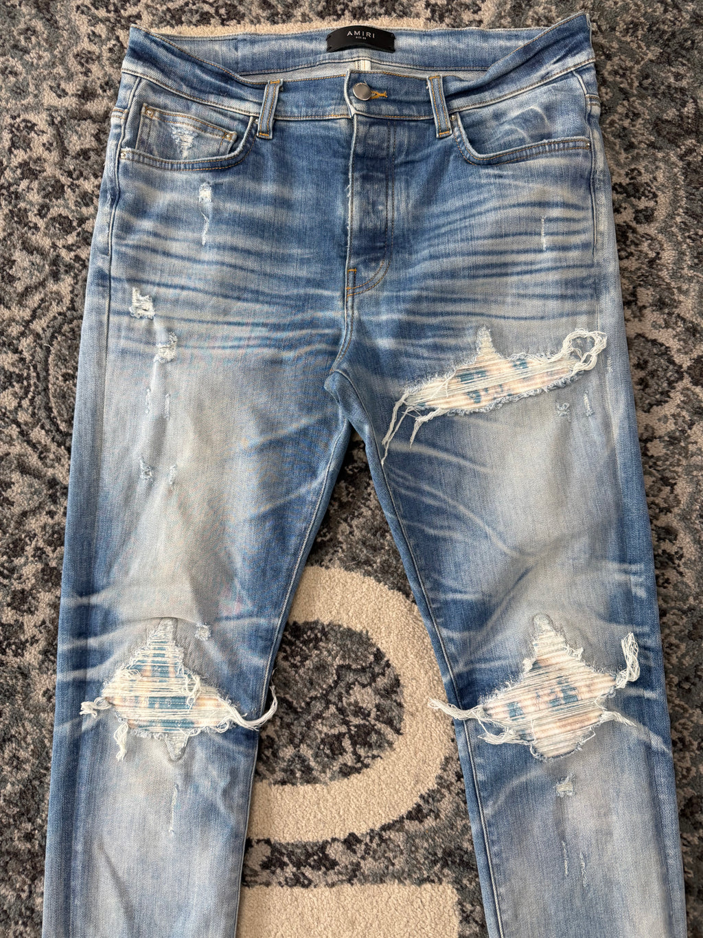 AMIRI honeycomb mx1 jeans indigo 33 U
