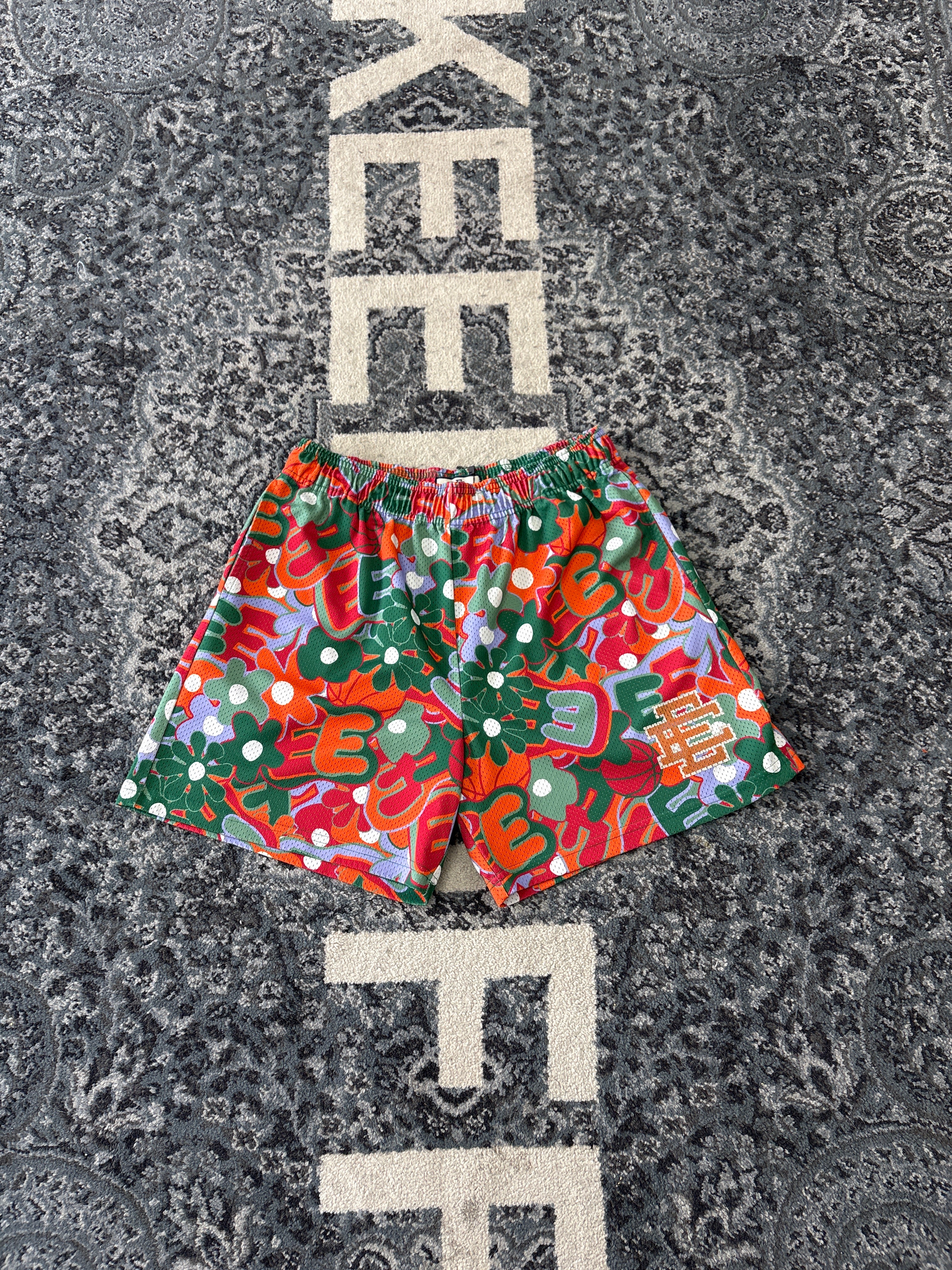 Eric Emanuel Flower Shorts Size XL U