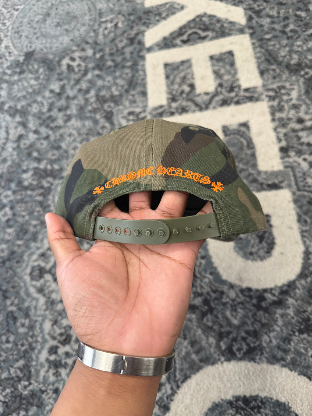 Chrome Hearts Camo baseball cap