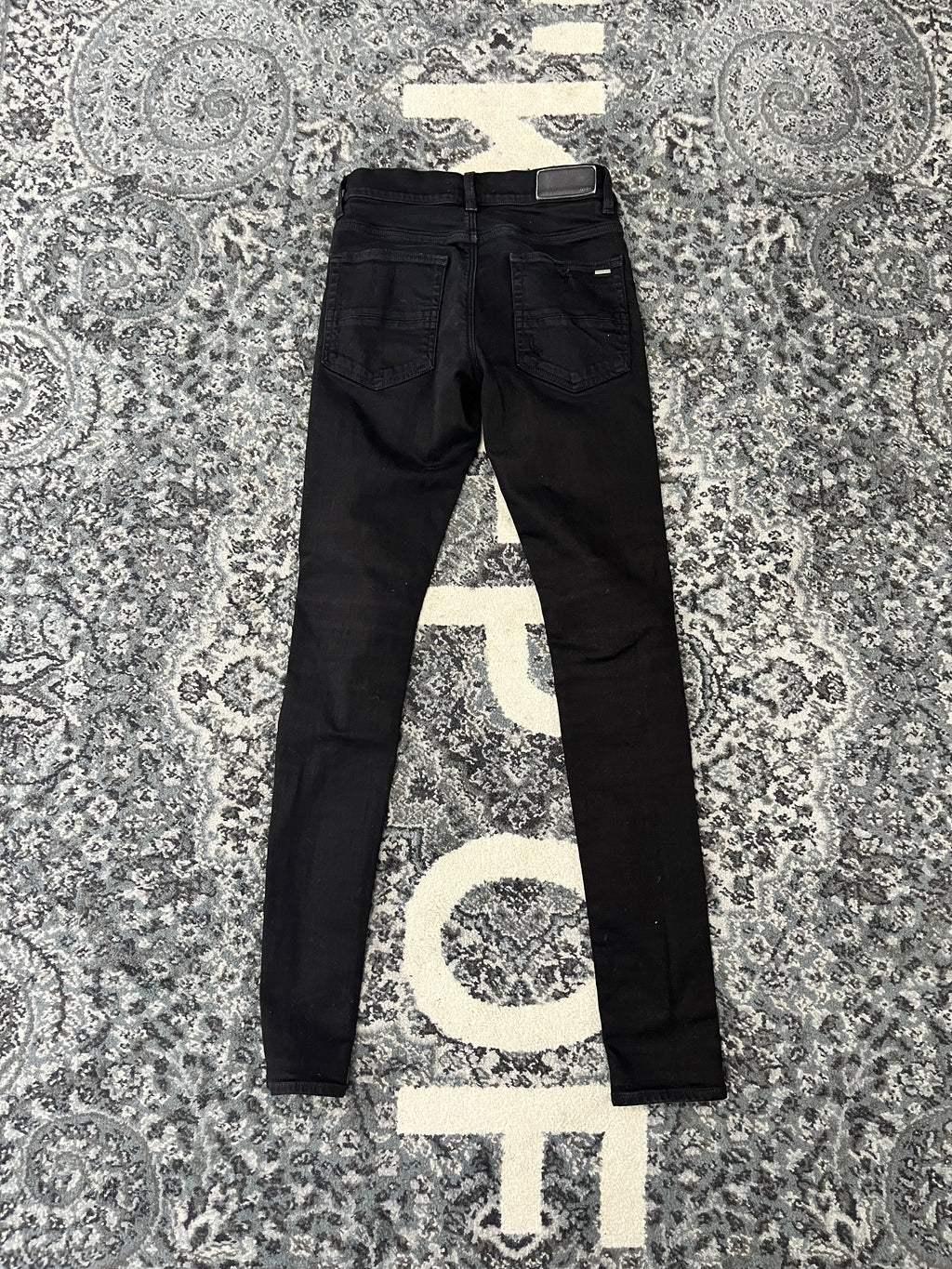 AMIRI black plack patch mx1 jeans black 29 U