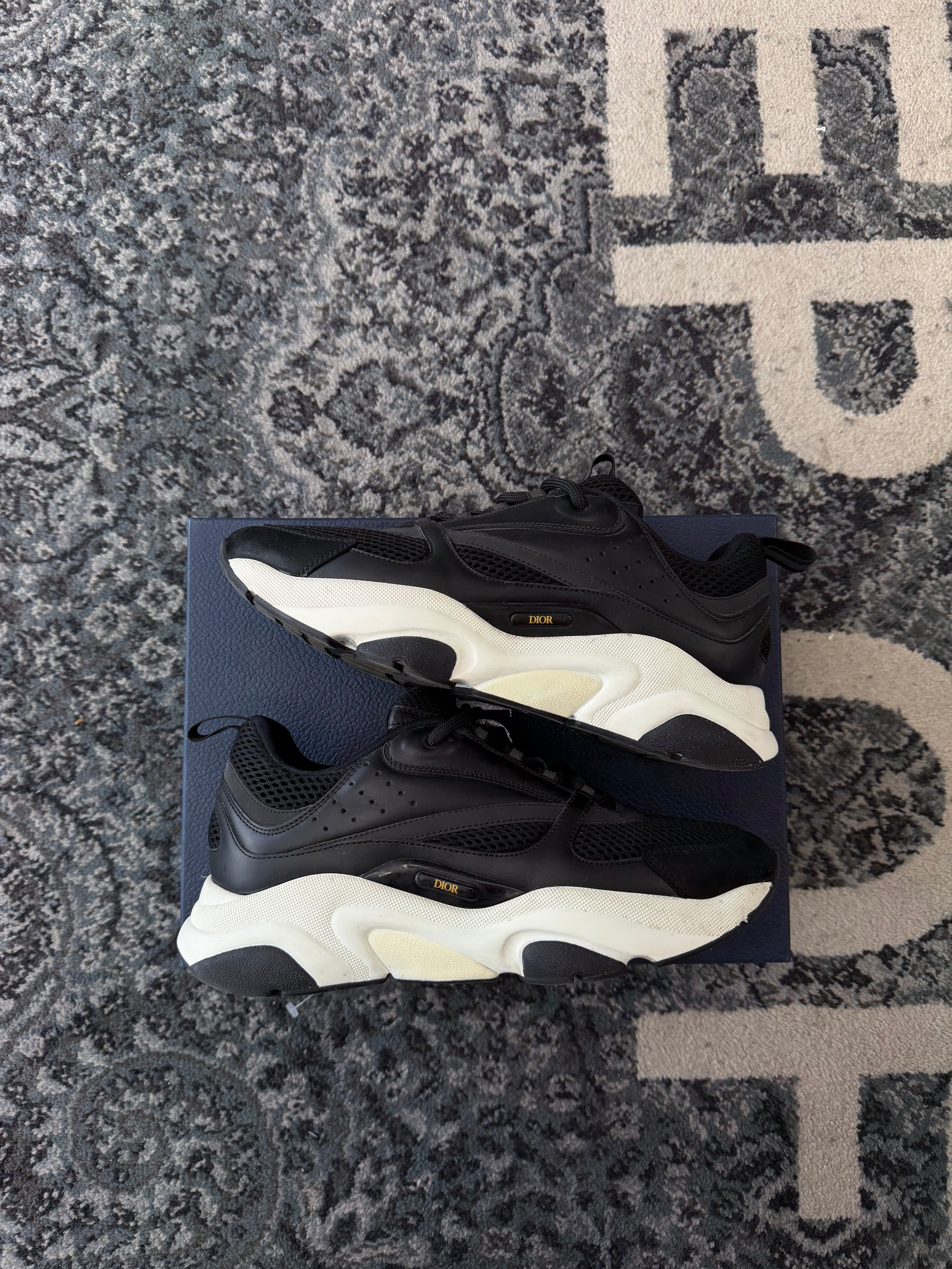 DIOR B22 runners black/white 43 (10M) OG ALL U