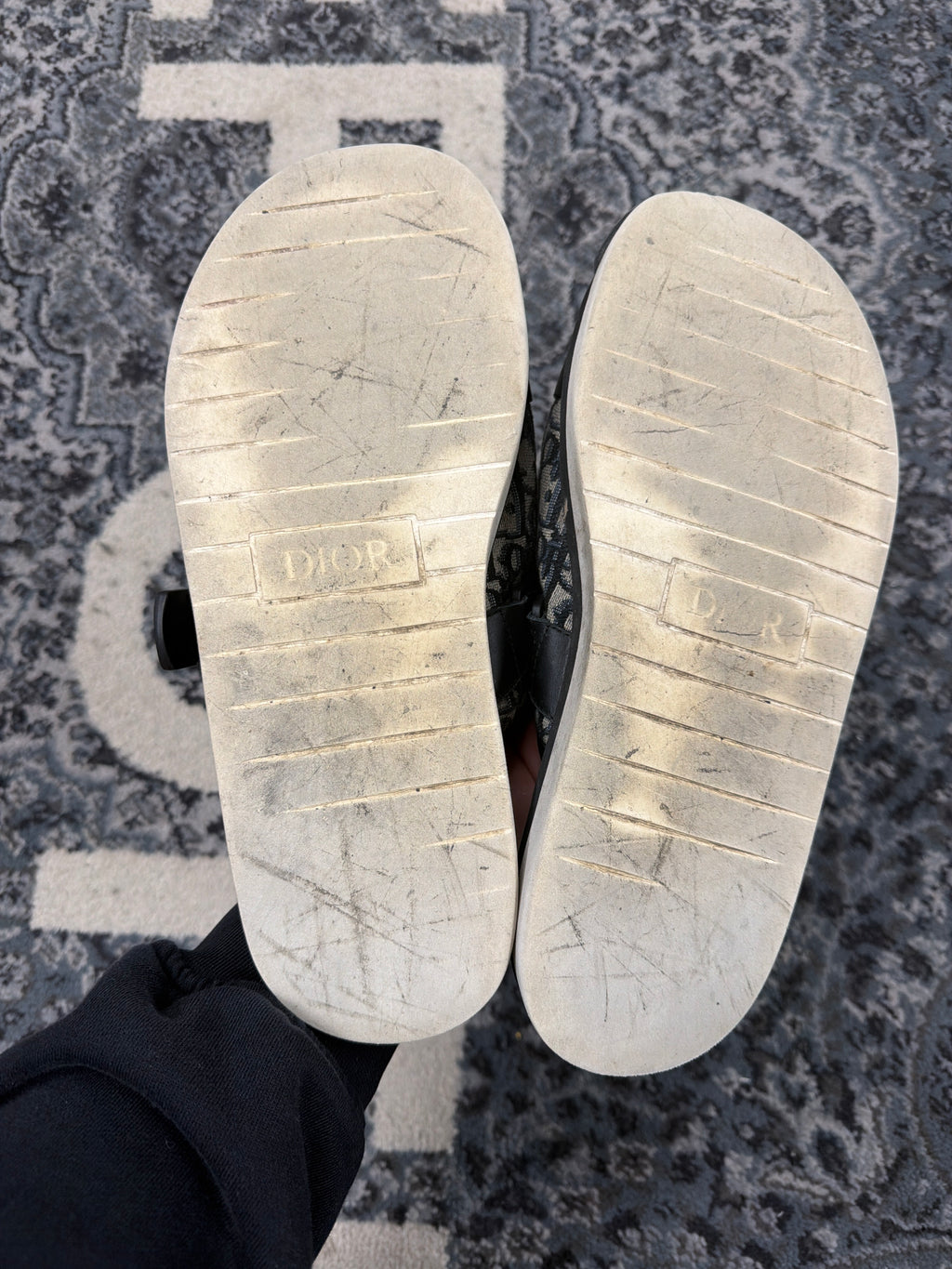 DIOR oblique sandals 45 (12M) NB U