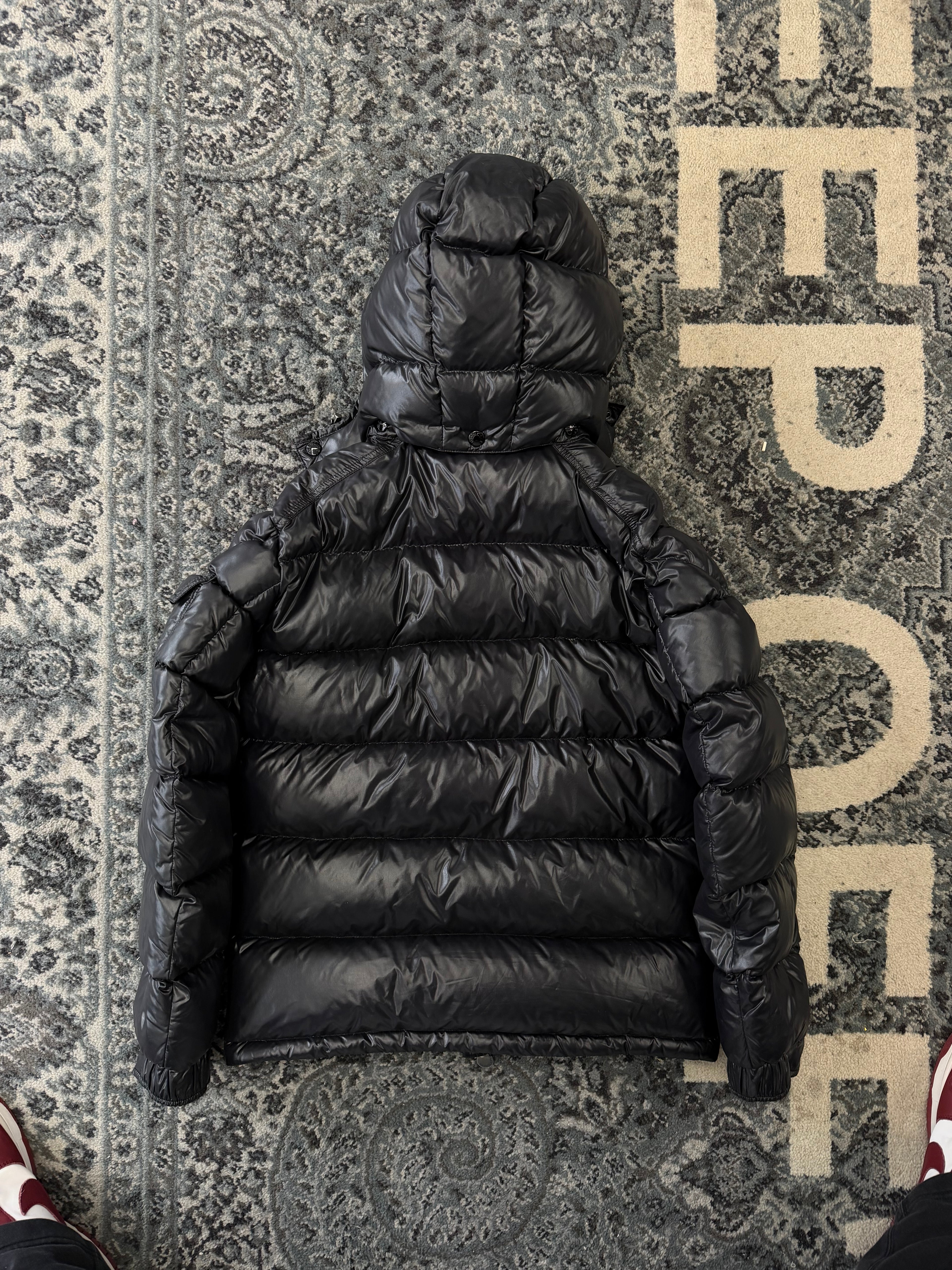 MONCLER maya puffer jacket black 1 (S) U