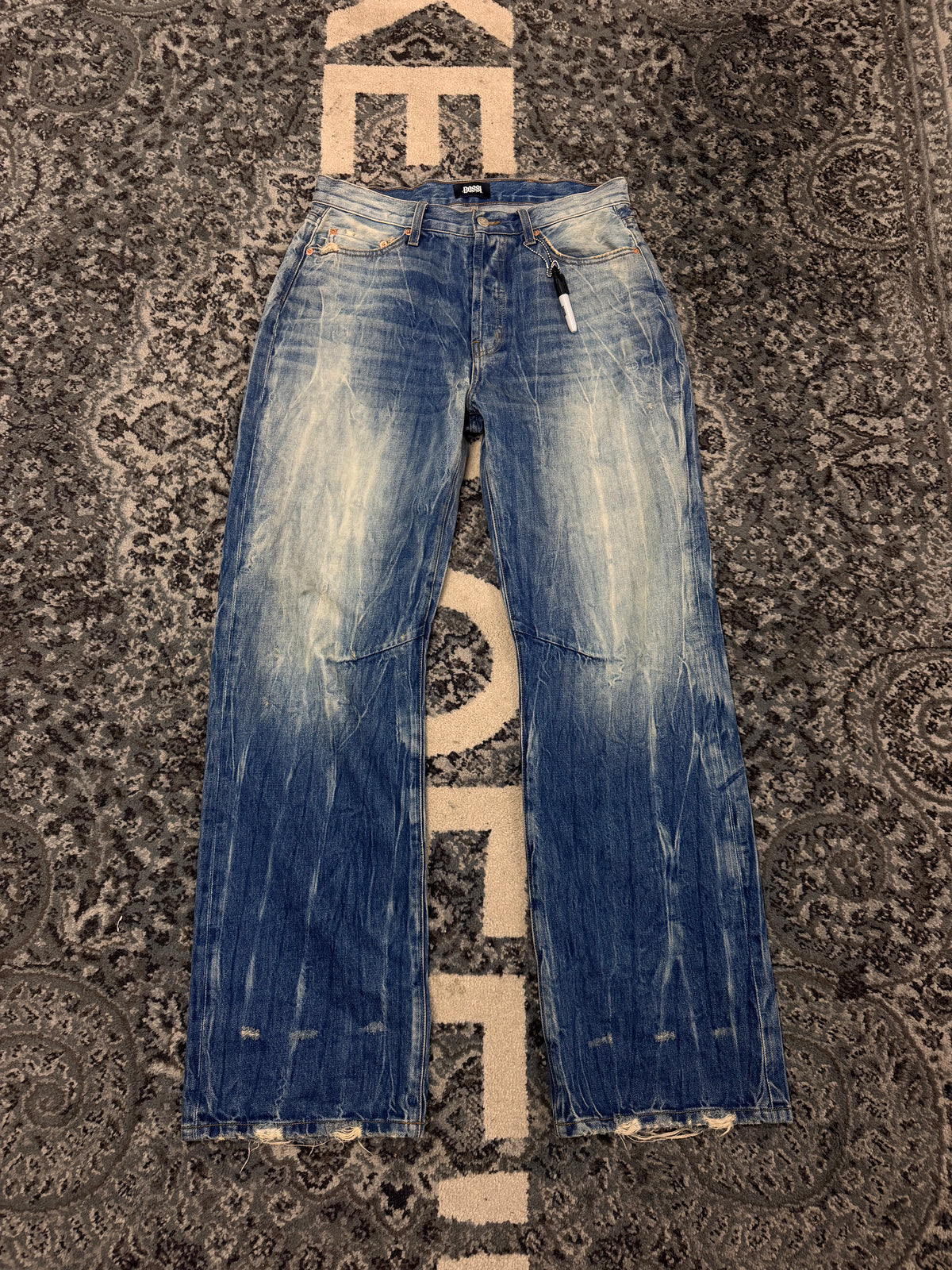 Bossi Vintage Rhinestone Jeans sz 30 U