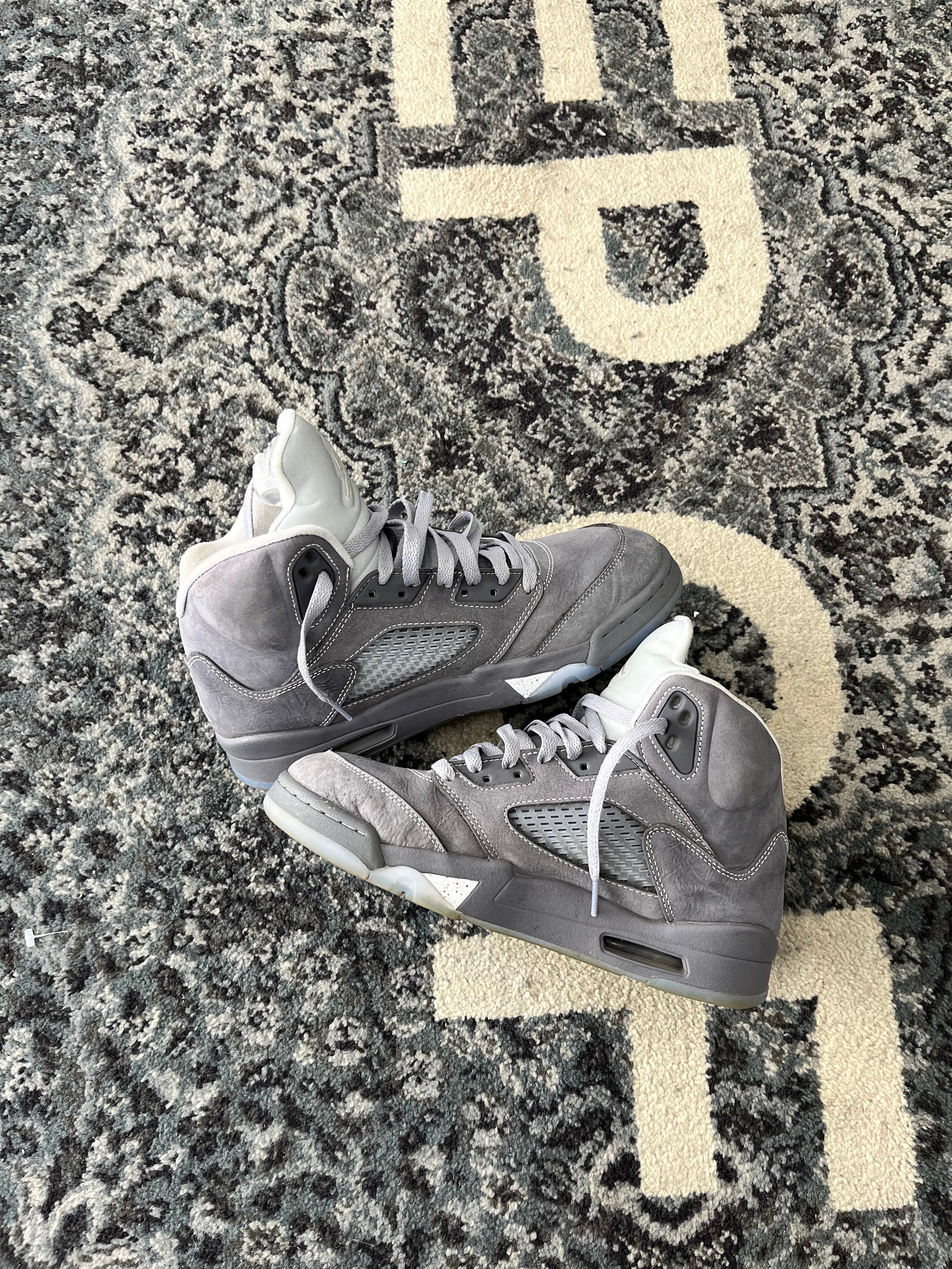 Jordan 5 Wolf Grey Size 9 NB *No Insoles*
