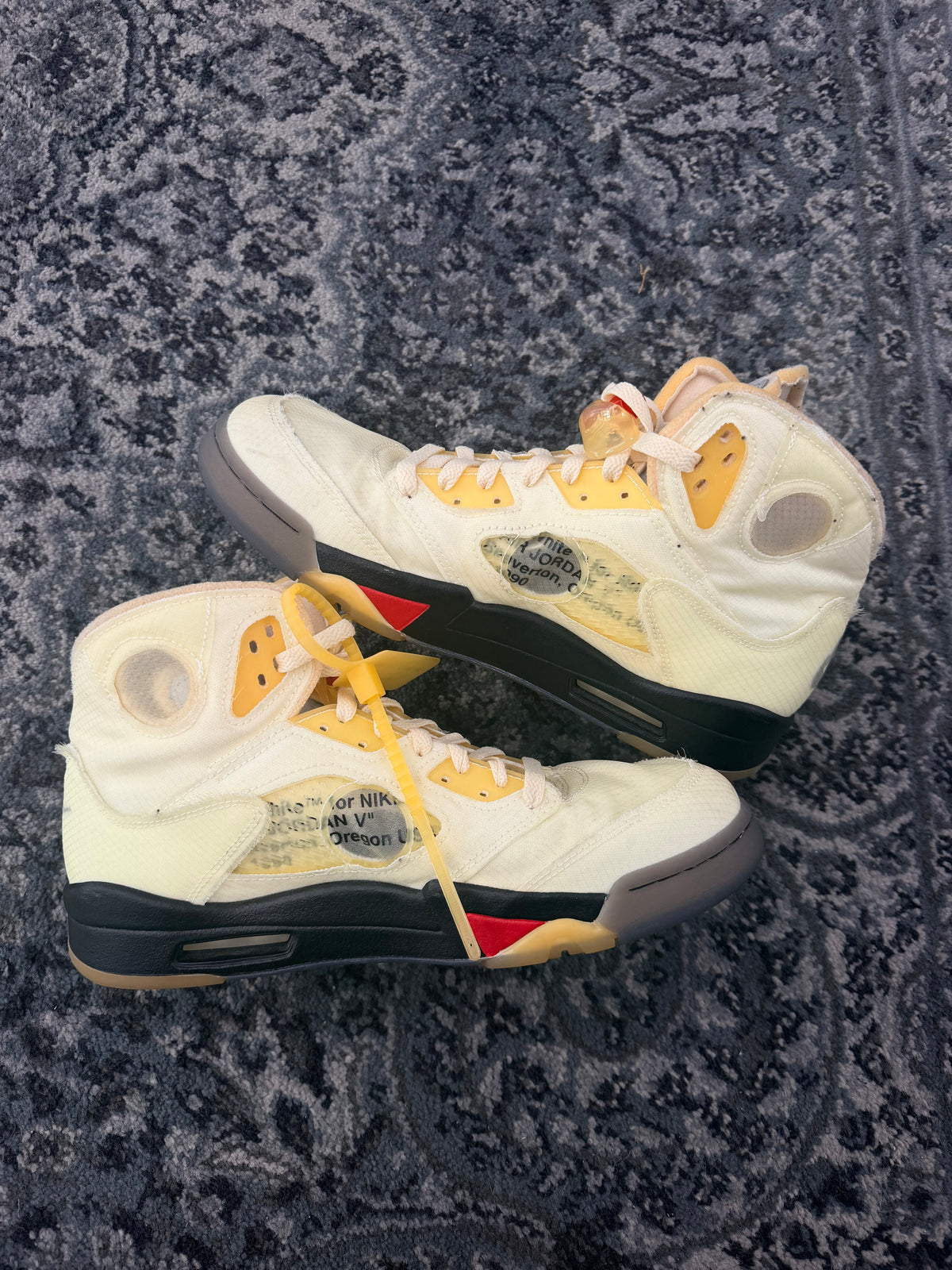 Jordan 5 Off White Sail Size 10.5 No Box U