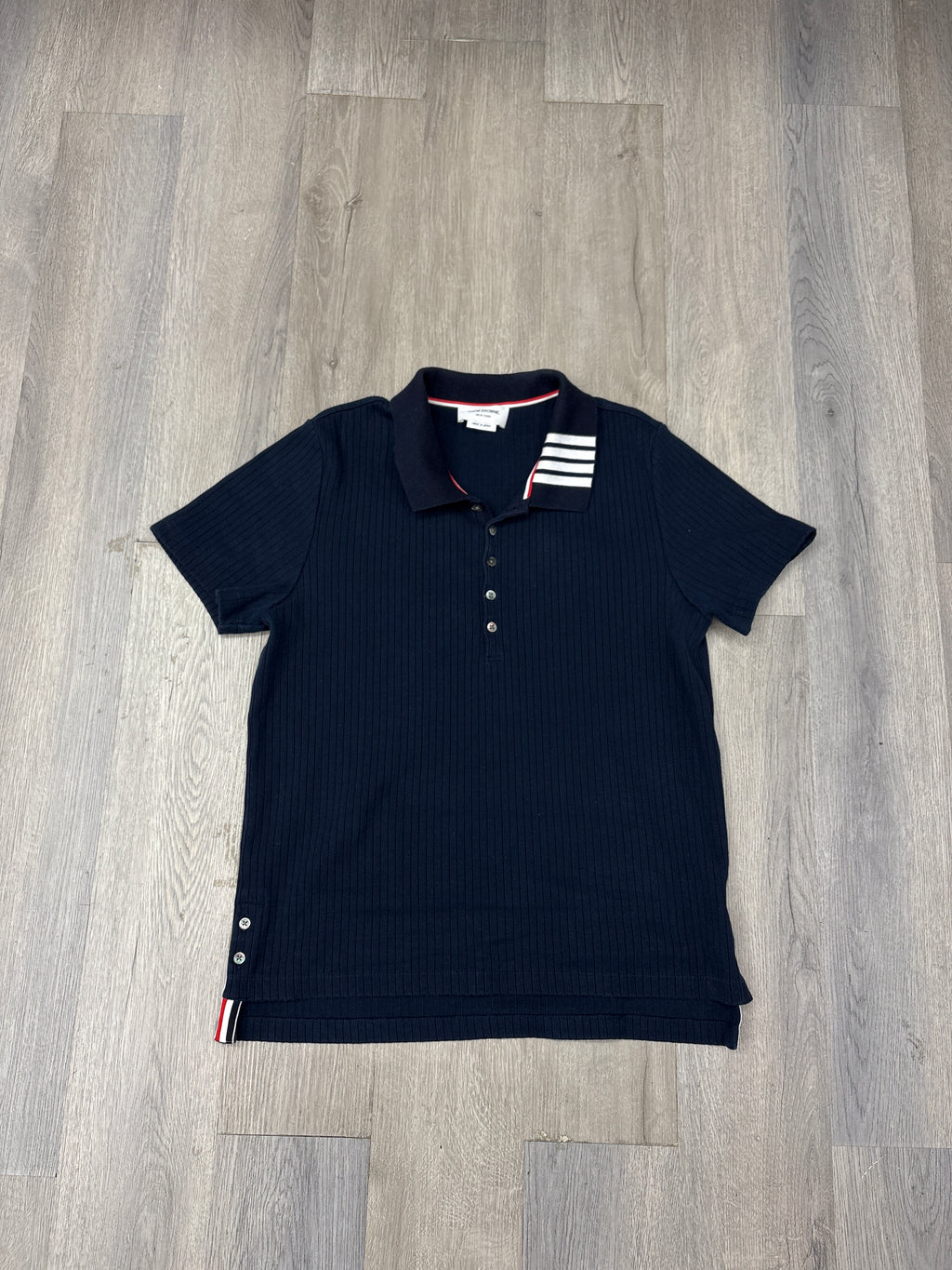 THOME BROWNE polo shirt navy 2 (M) U