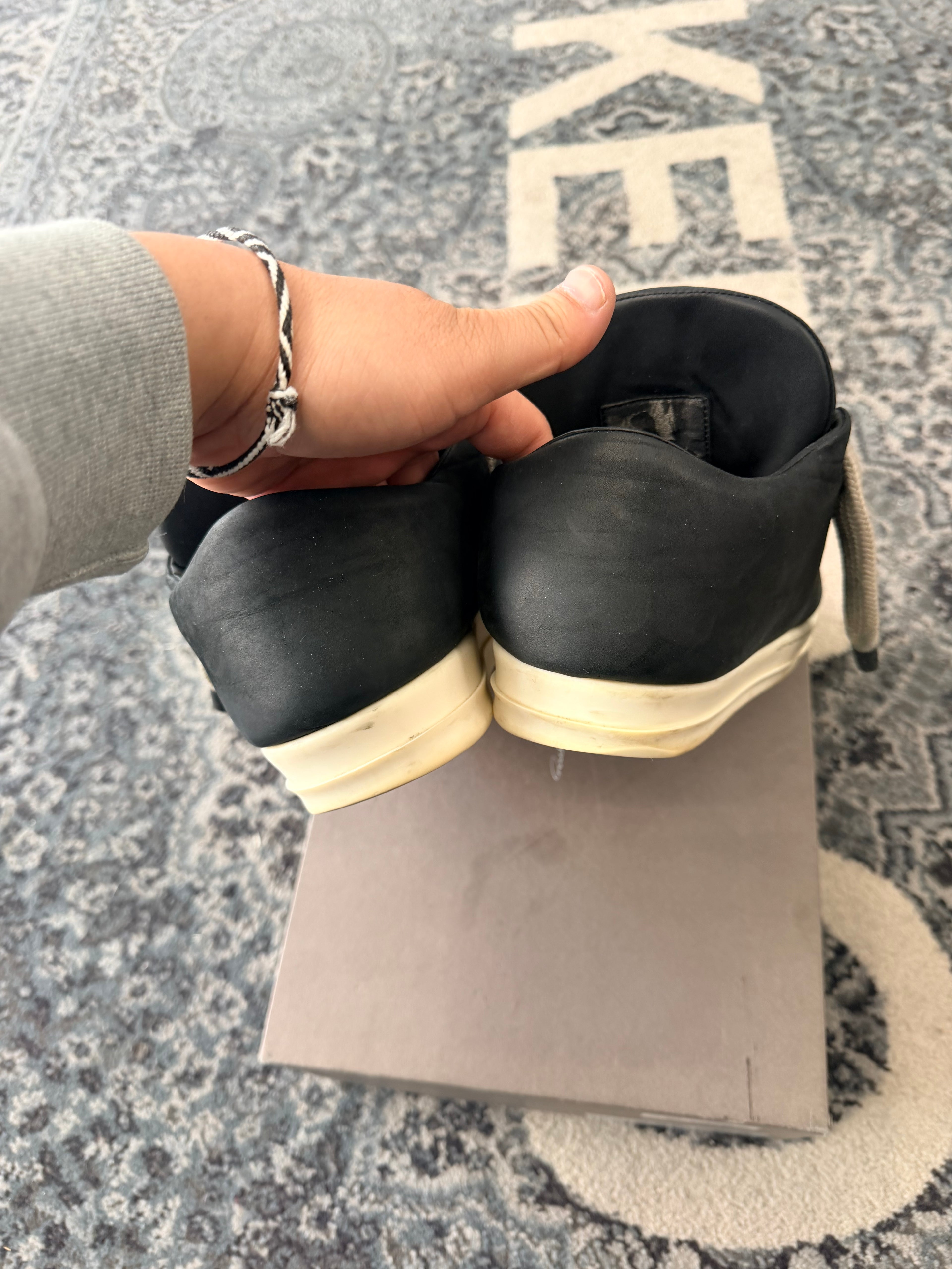 Rick Owen Mainline Jumbo Lace Size 42.5 (Fits 9.5-10) WB