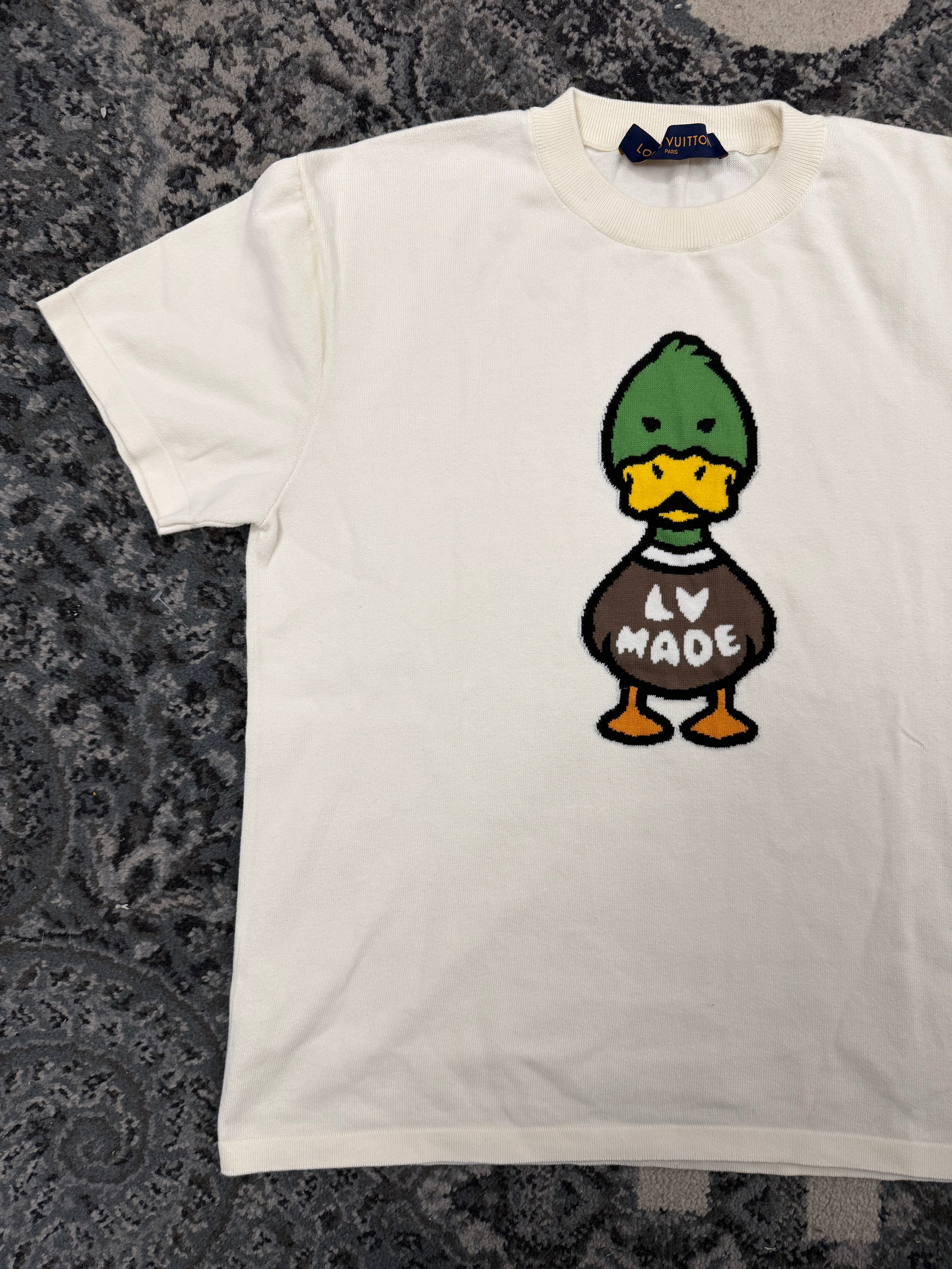 LV x Nigo knit duck shirt S U
