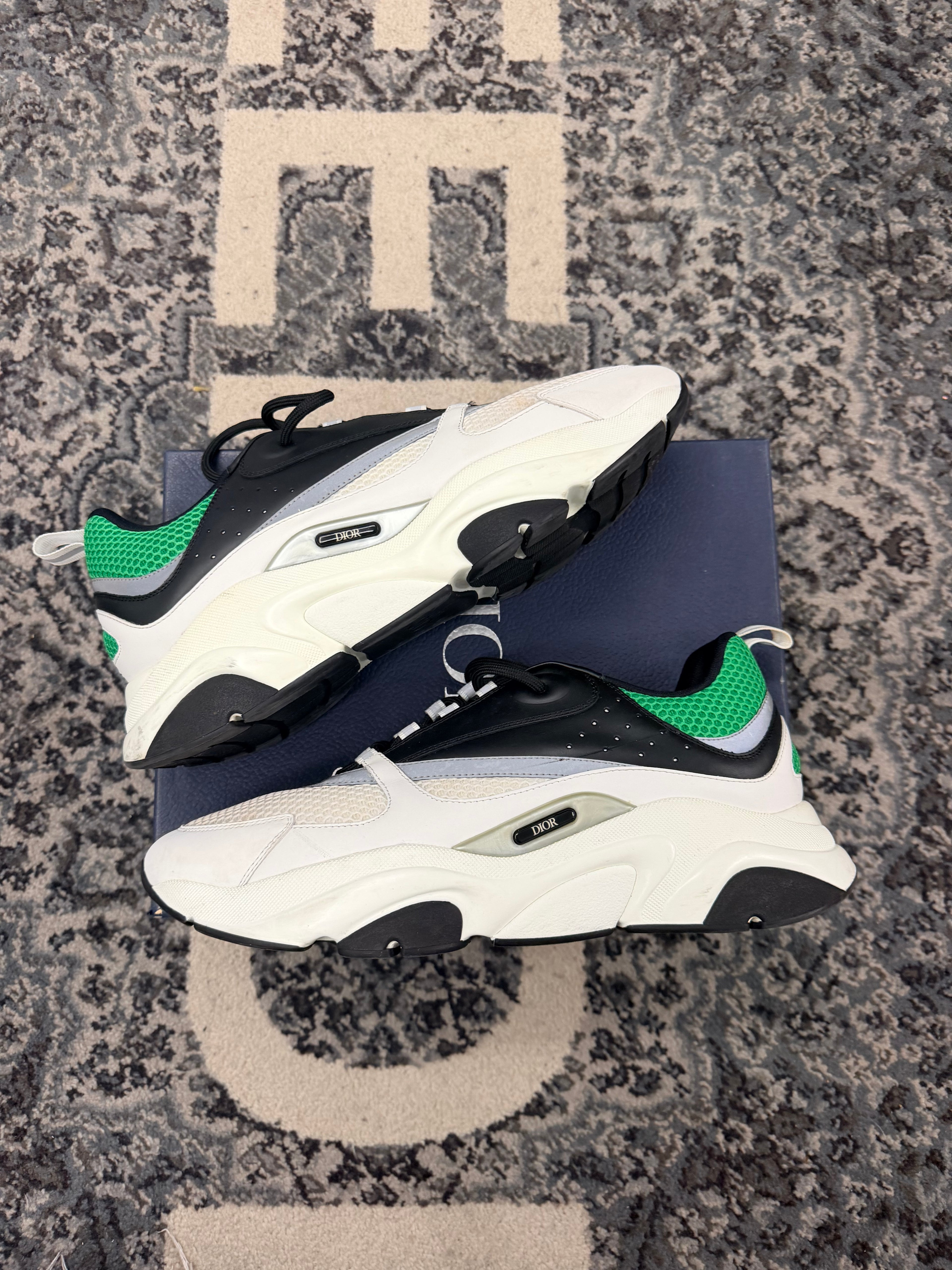 Dior B22 Green & Black Size 47 With Box U