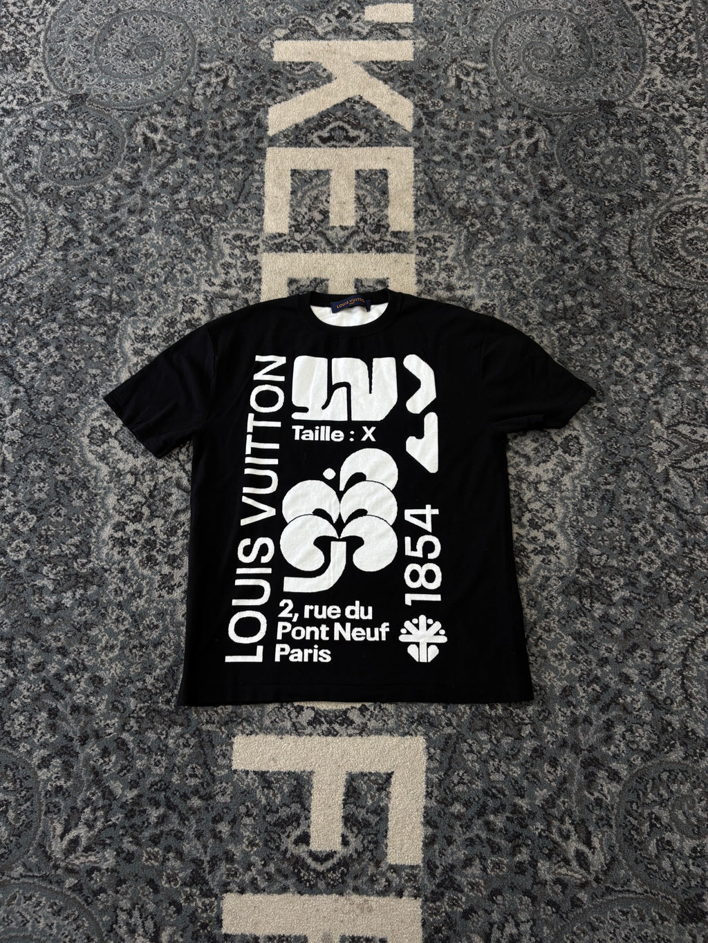 LV knit logo shirt pontneuf black S U