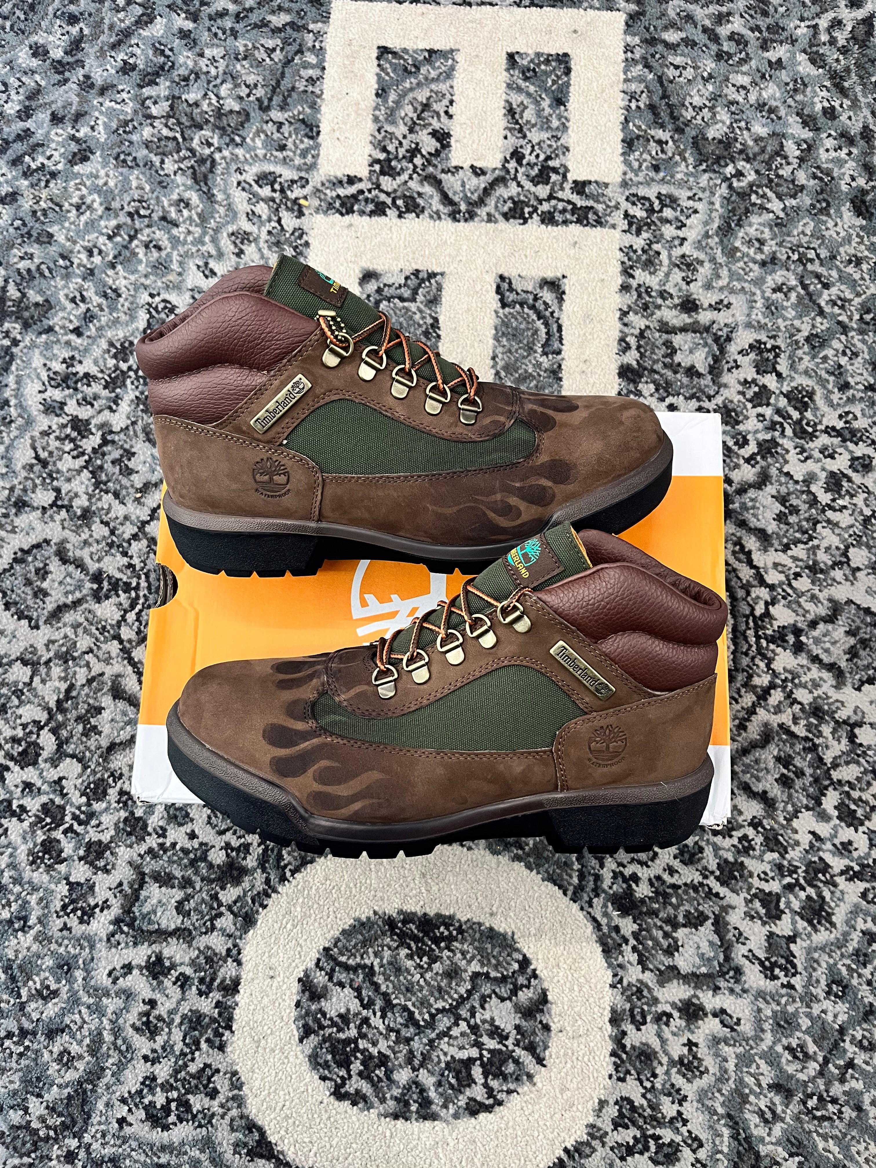 Loso Beef & Broccoli Timberland Boots Size 9 DS