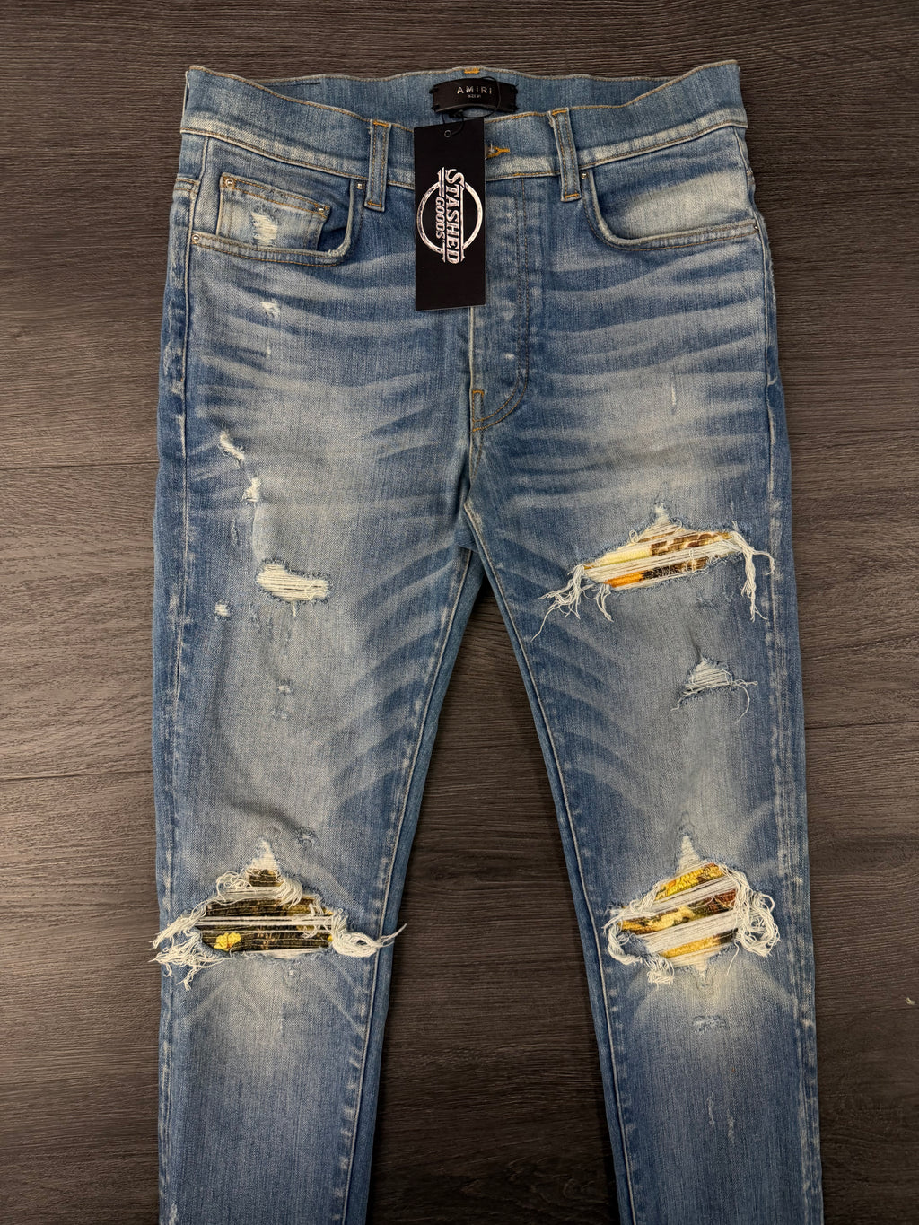 AMIRI aloha patch mx1 jeans indigo 31 U