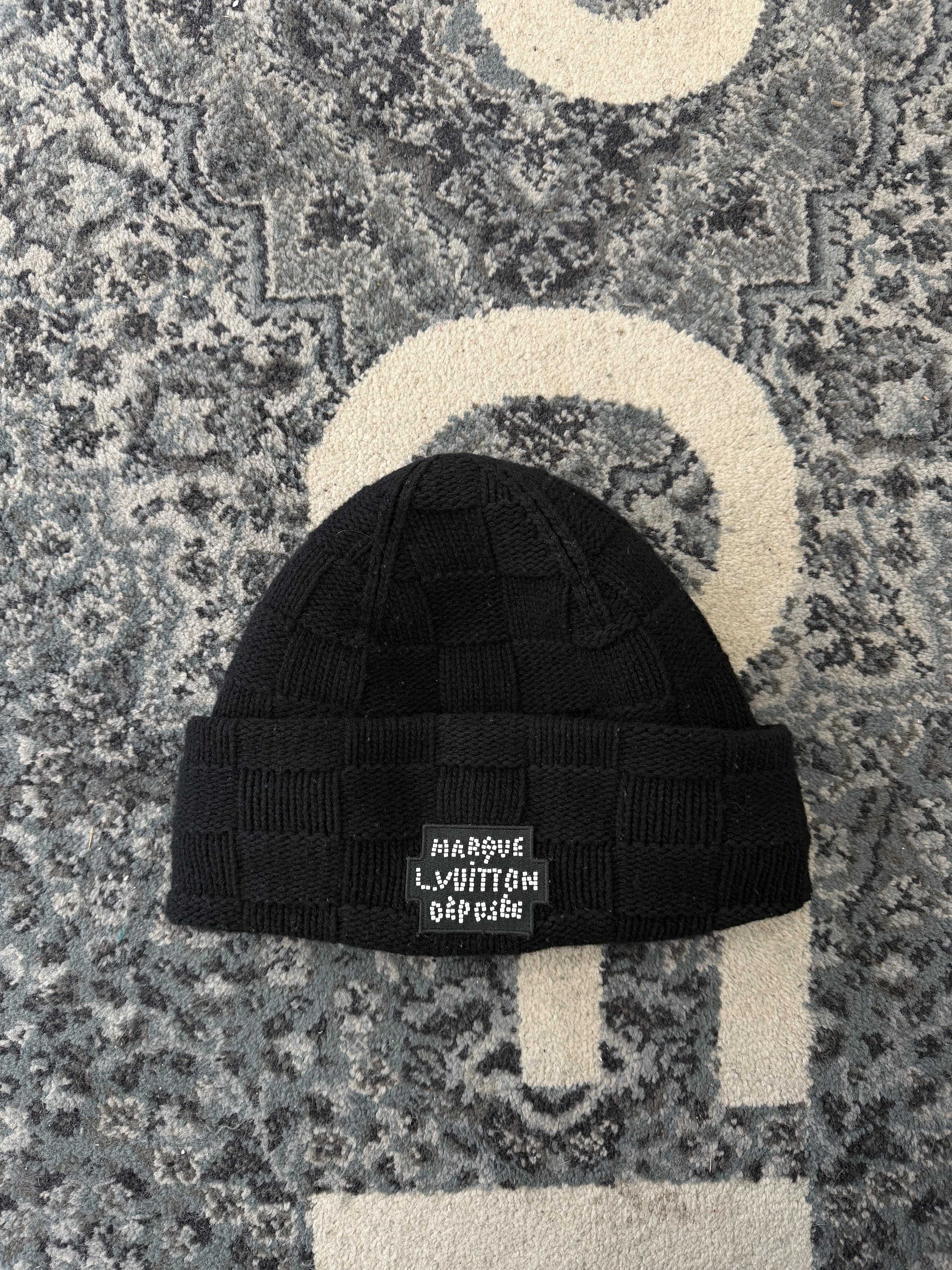 LV crush damoflage beanie black OS U
