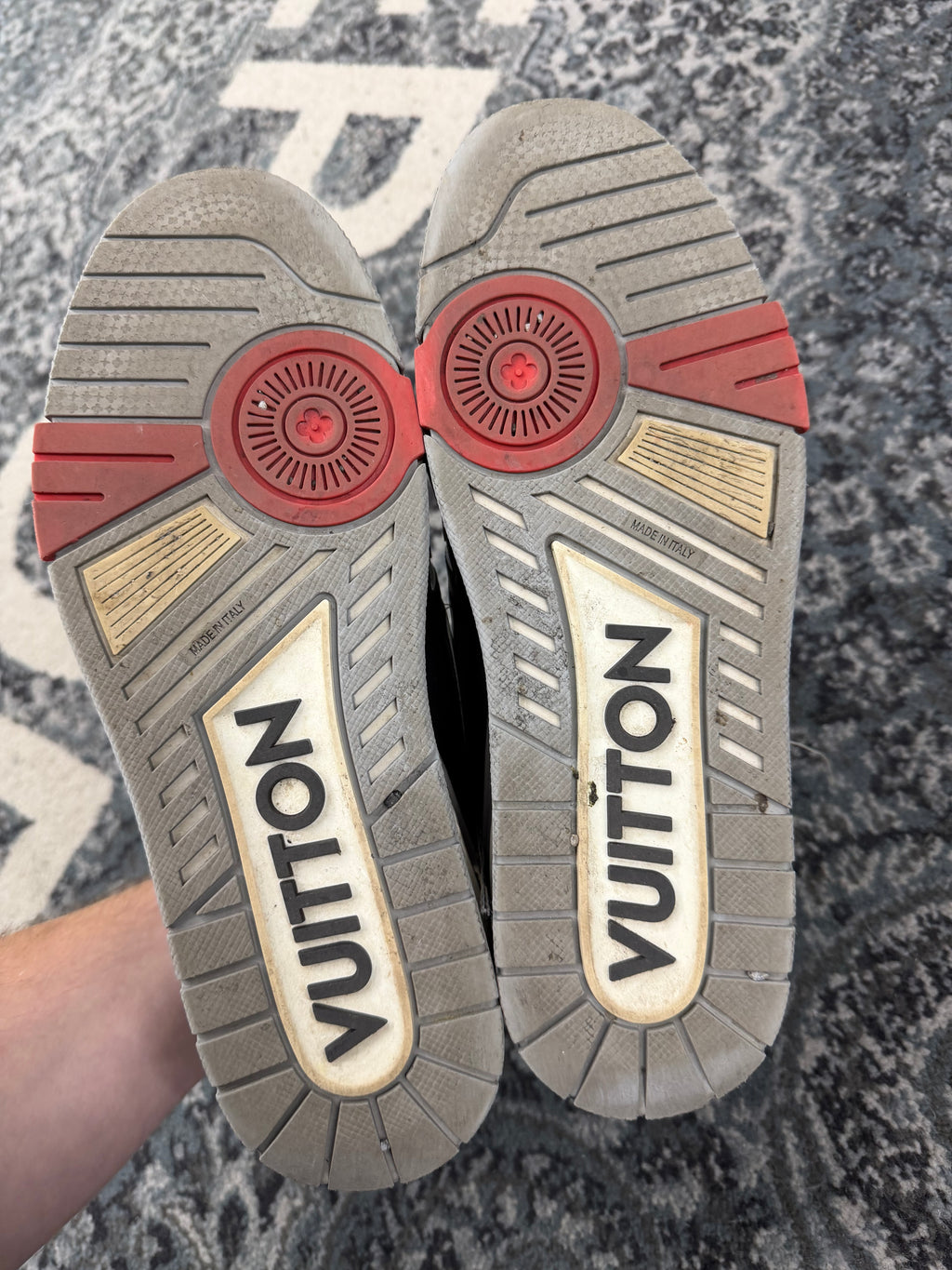 LV virgil upcycle trainers 8.5LV (10-10.5M) NB U