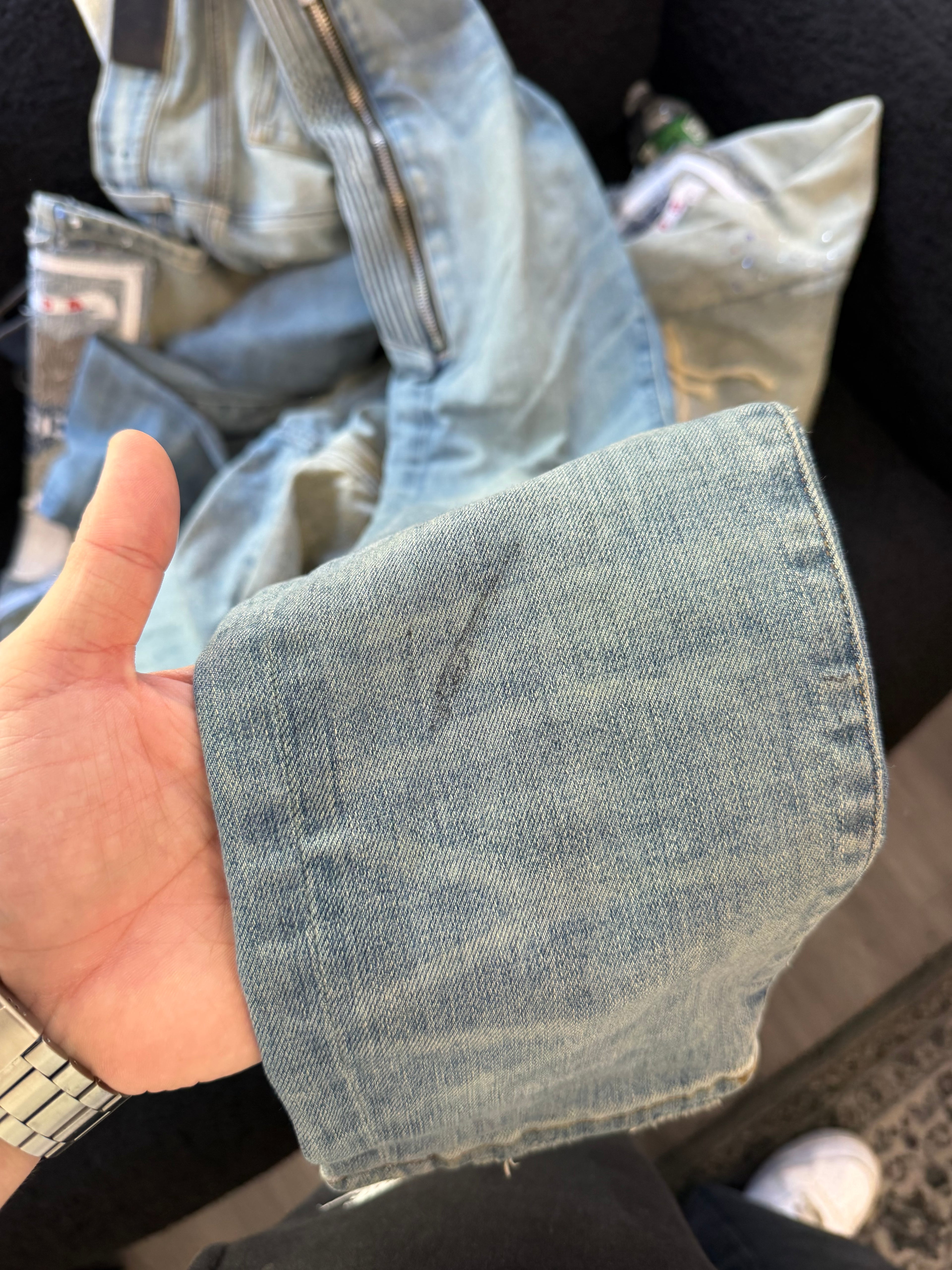 AMIRI half track zippered jeans indigo 34 U